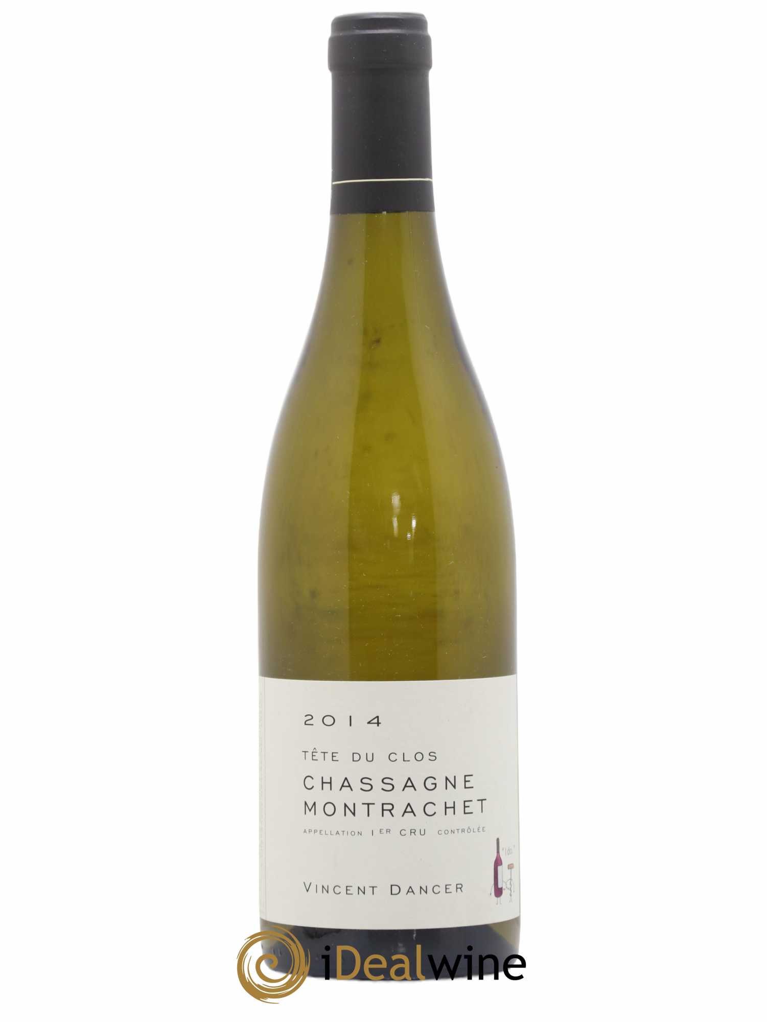 Chassagne-Montrachet 1er Cru (Morgeot) Tête du Clos Vincent Dancer  2014 - Lot de 1 bouteille - 0
