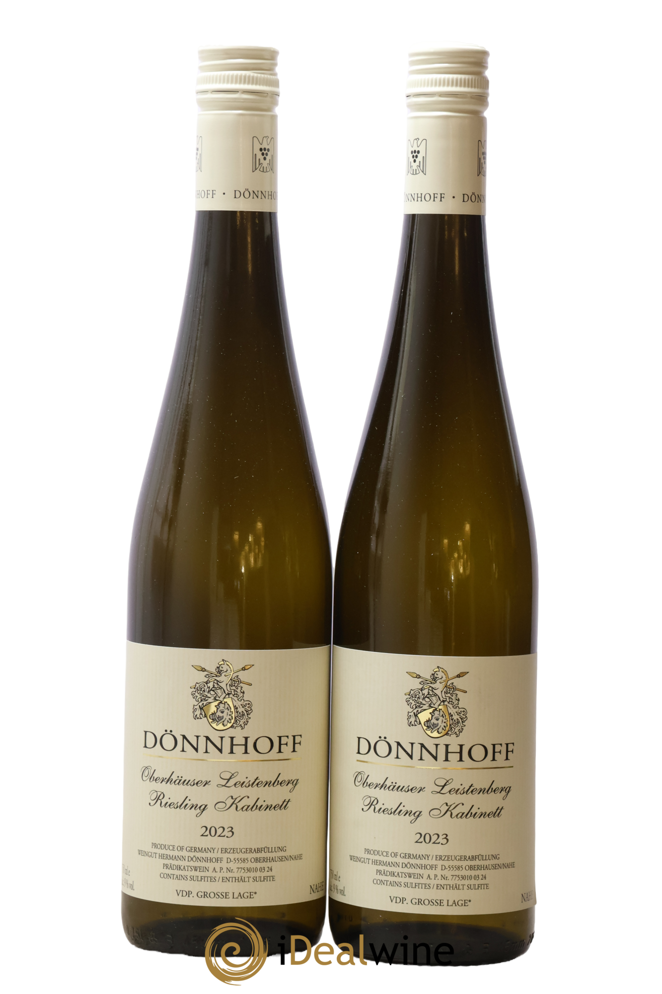 Riesling Donnhoff Oberhäuser Leistenberg Kabinett 2023 - Lot de 2 bouteilles - 0