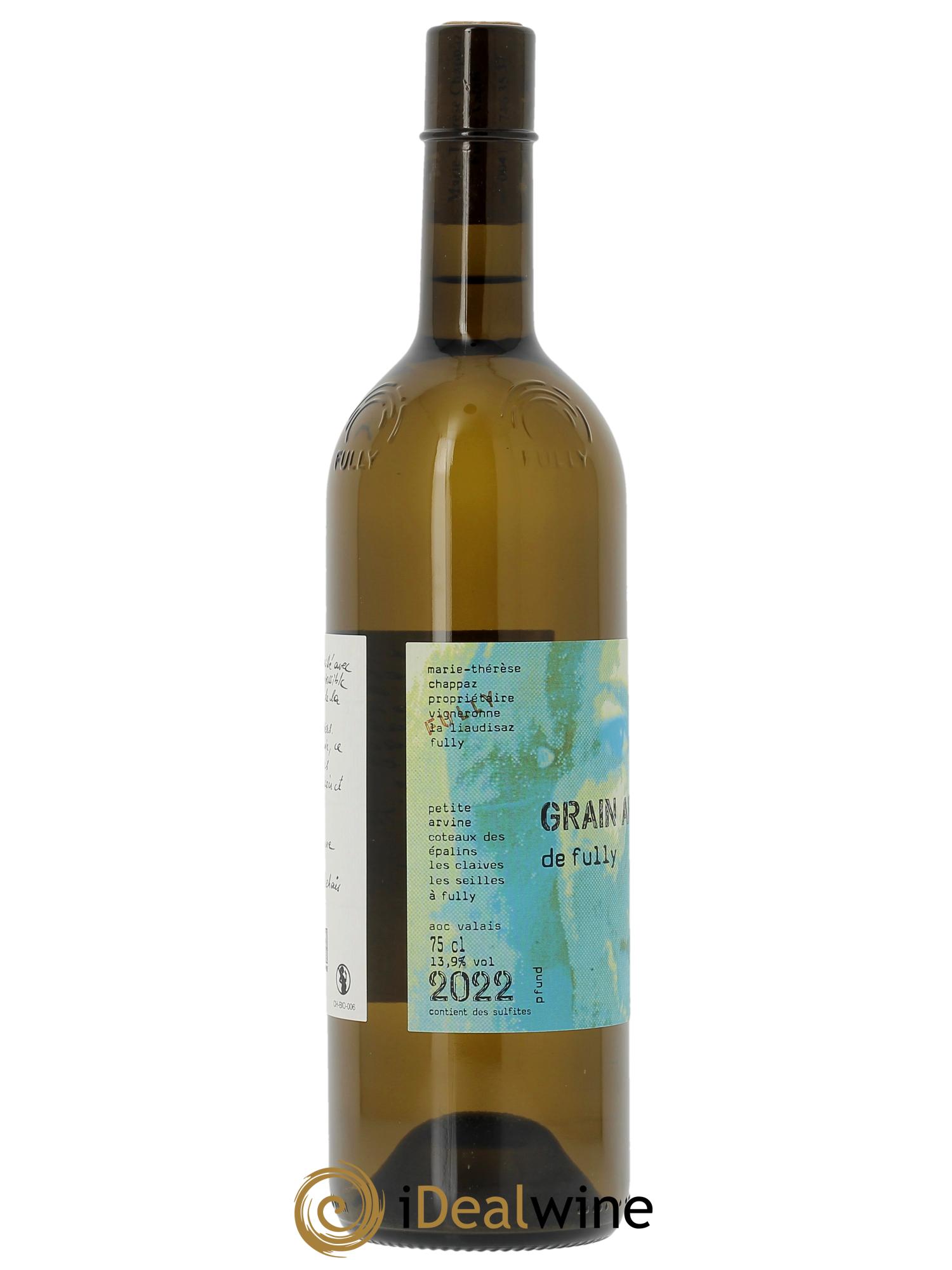 Valais Marie-Thérèse Chappaz Grain Arvine de Fully 2022 - Lotto di 1 bottiglia - 1
