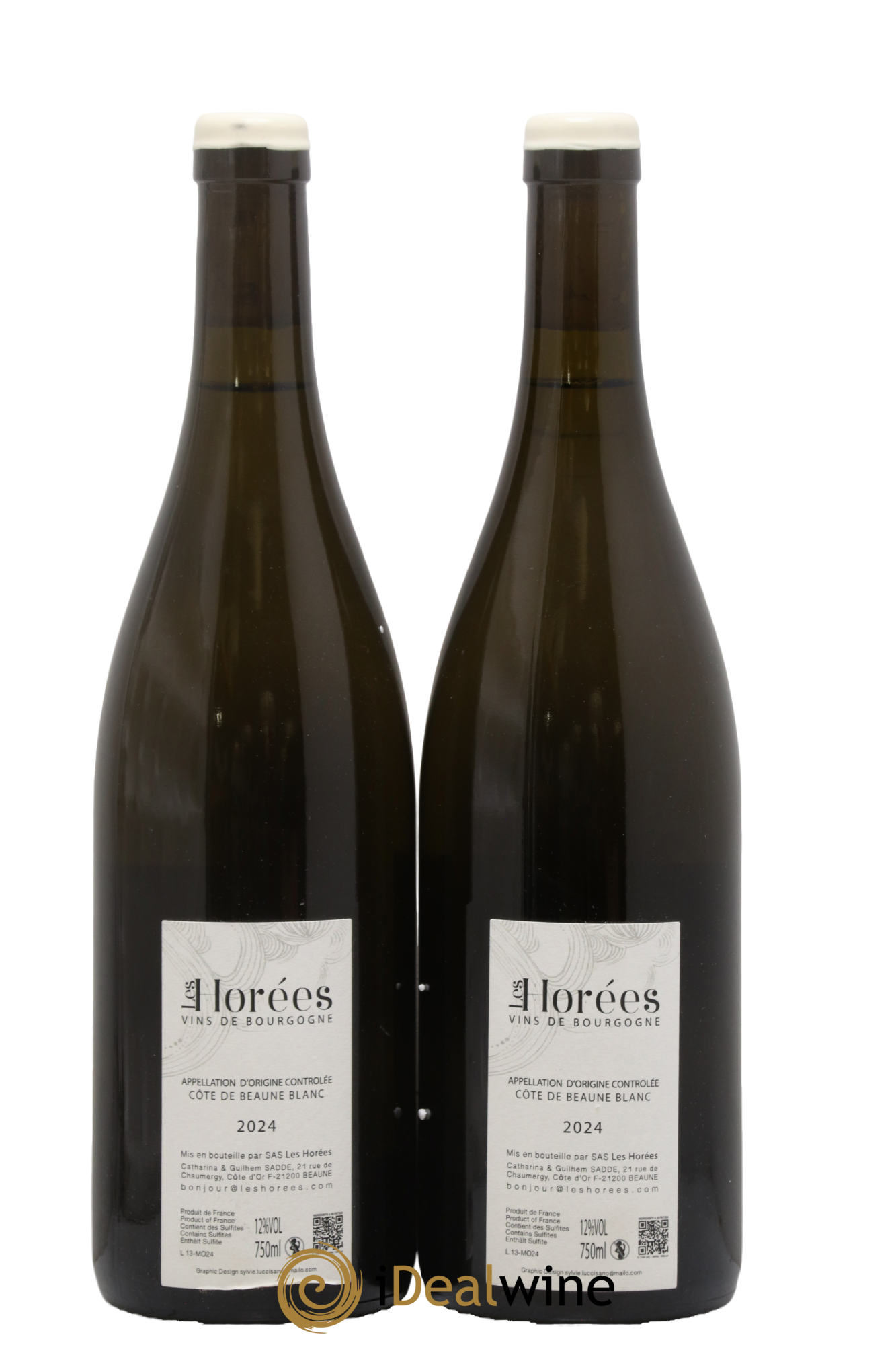 Côte de Beaune Les Monsnières Les Horées 2024 - Lot de 2 bouteilles - 1