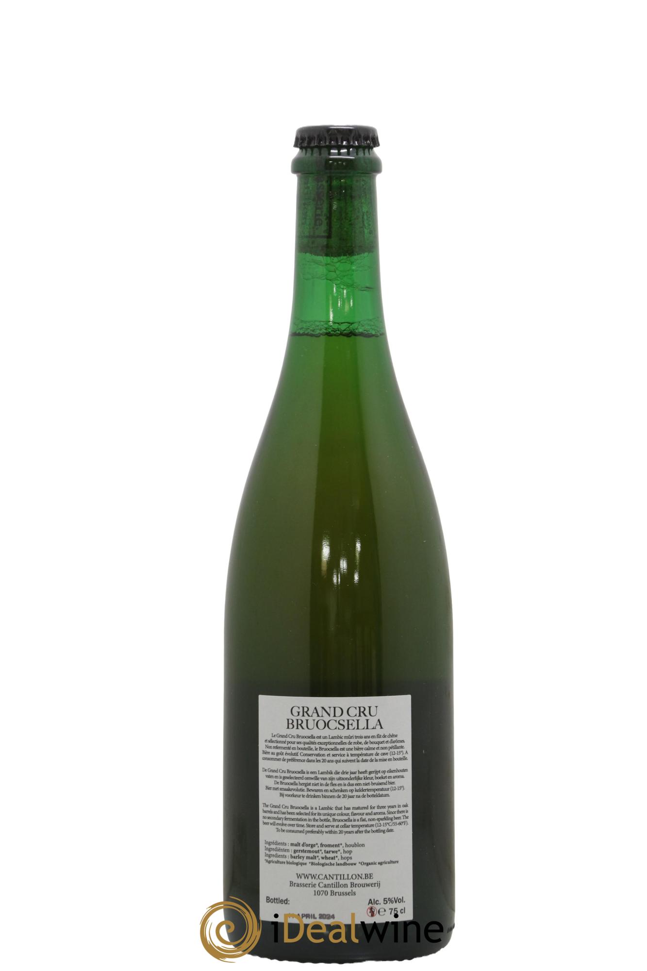 Bière Gueuze Cantillon Grand Cru Bruoscella Lambic Bio S20-21 (Bottle 2024) - Lot de 1 bouteille - 1