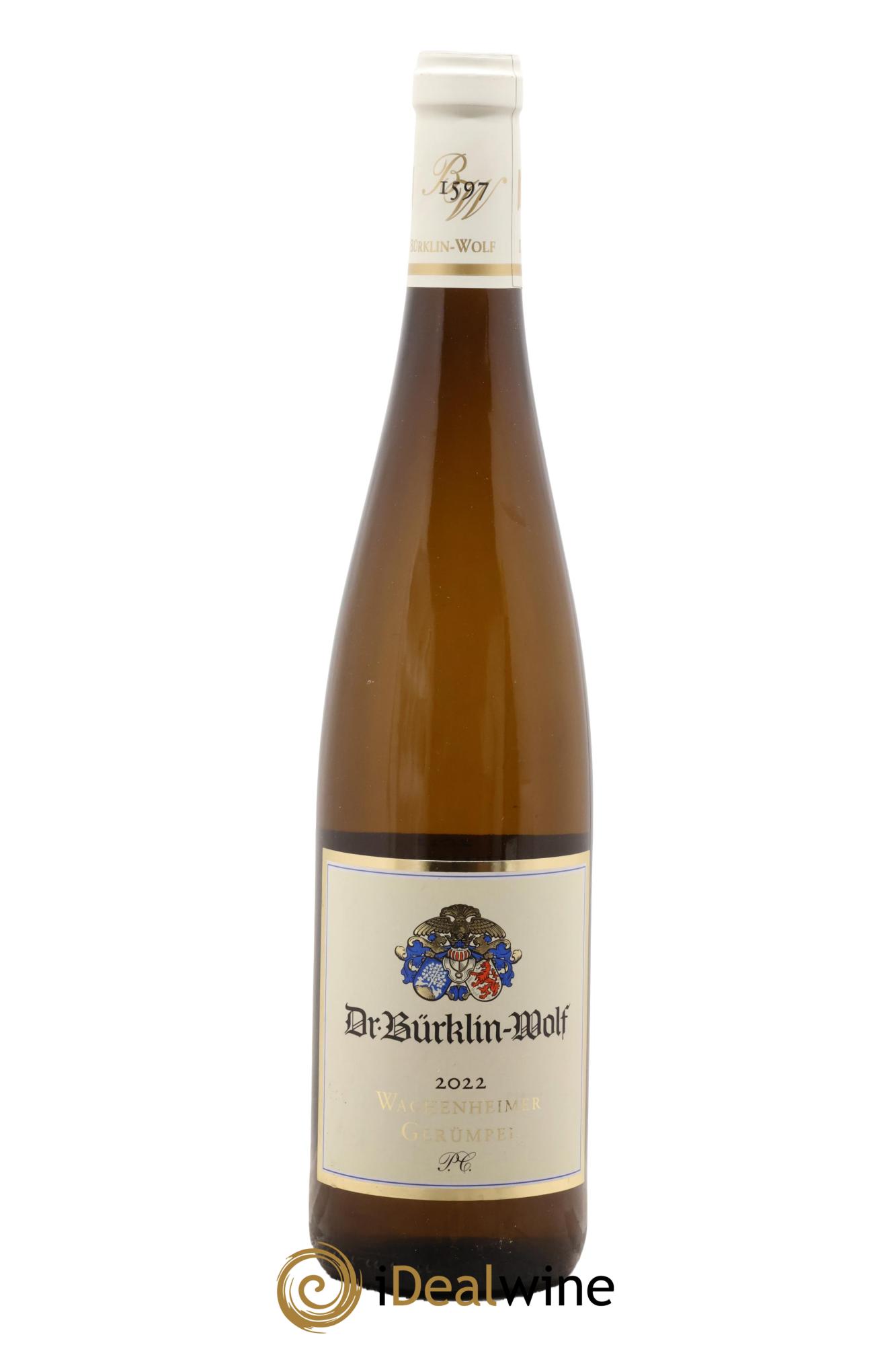 Allemagne Pfalz Wachenheimer Gerumpel Dr Burklin-Wolf 2022 - Lot de 1 bouteille - 0