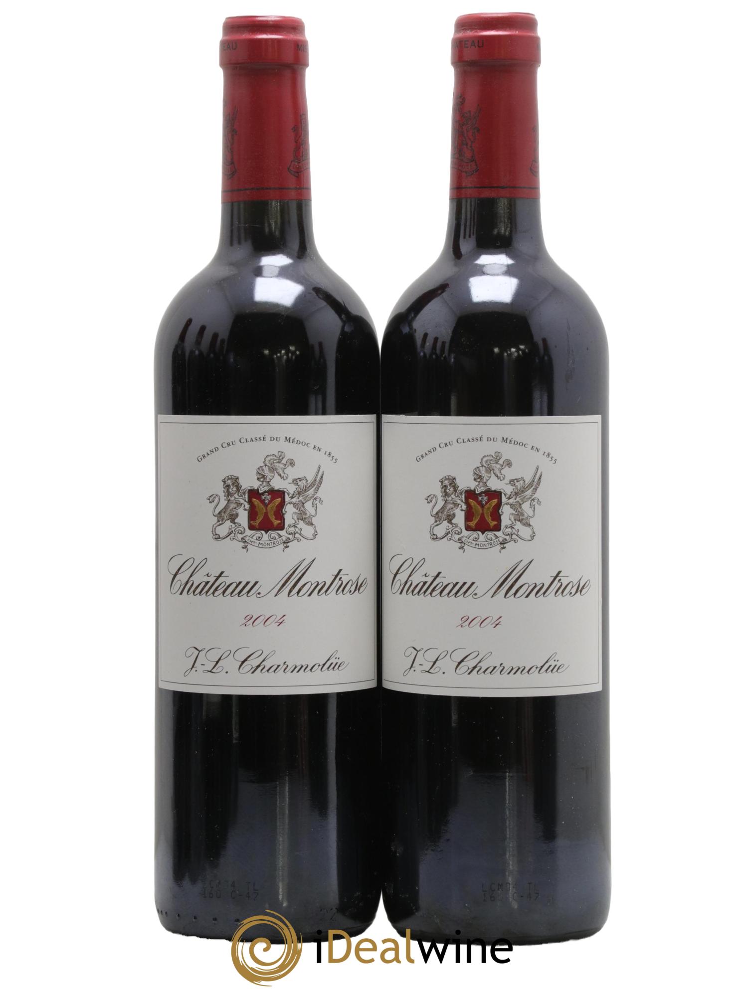 Château Montrose 2ème Grand Cru Classé 2004 - Lot de 2 bouteilles - 0