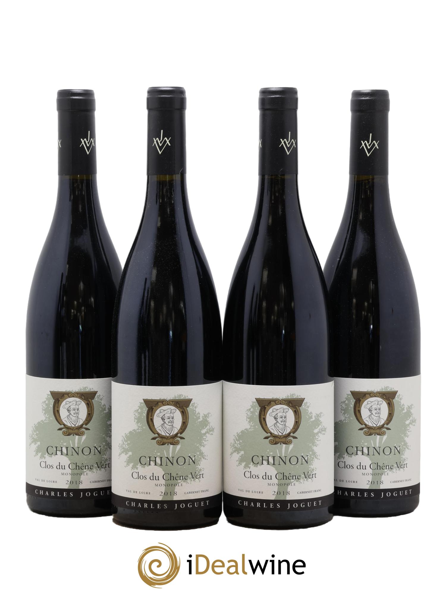 Chinon Clos du Chêne Vert Charles Joguet 2018 - Posten von 4 Flaschen - 0