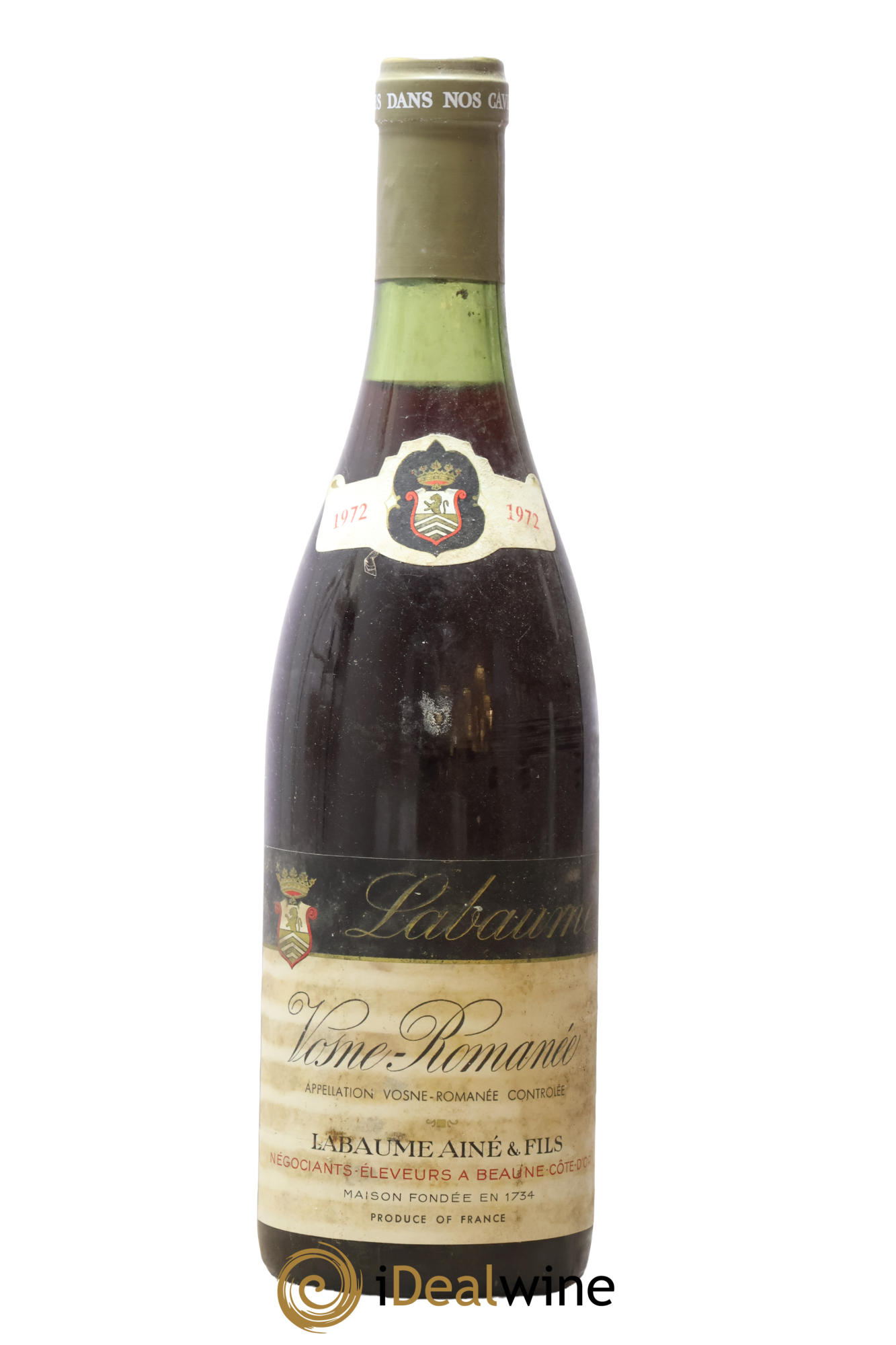 Vosne-Romanée Labaume Ainé et Fils 1972 - Lot de 1 bouteille - 0