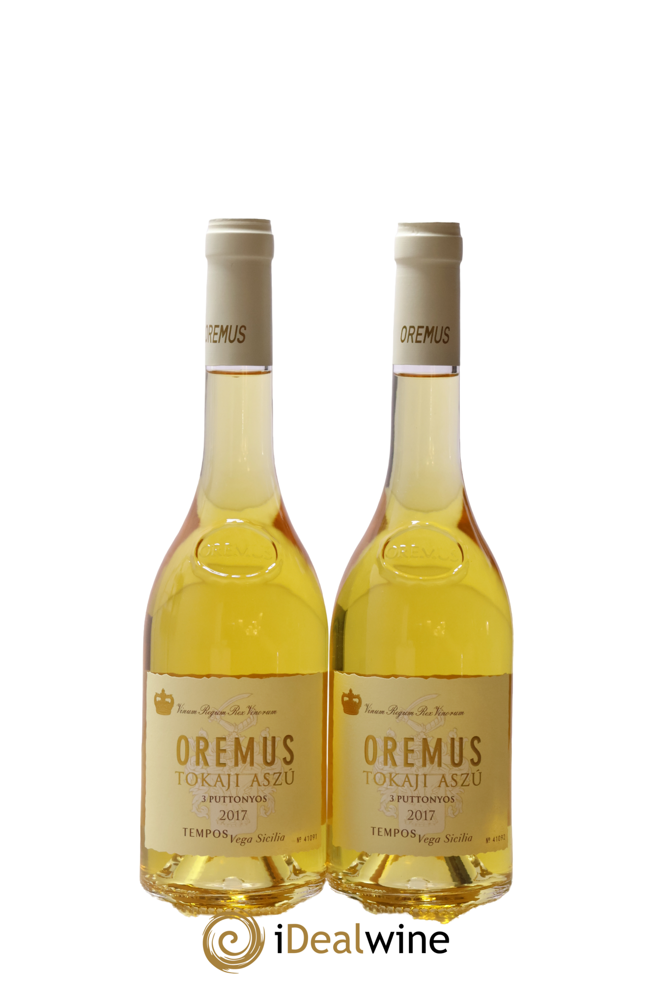 Tokaj Aszu 3 Puttonyos Oremus by Vega Sicilia 2017 - Lot de 2 format 50cls - 0