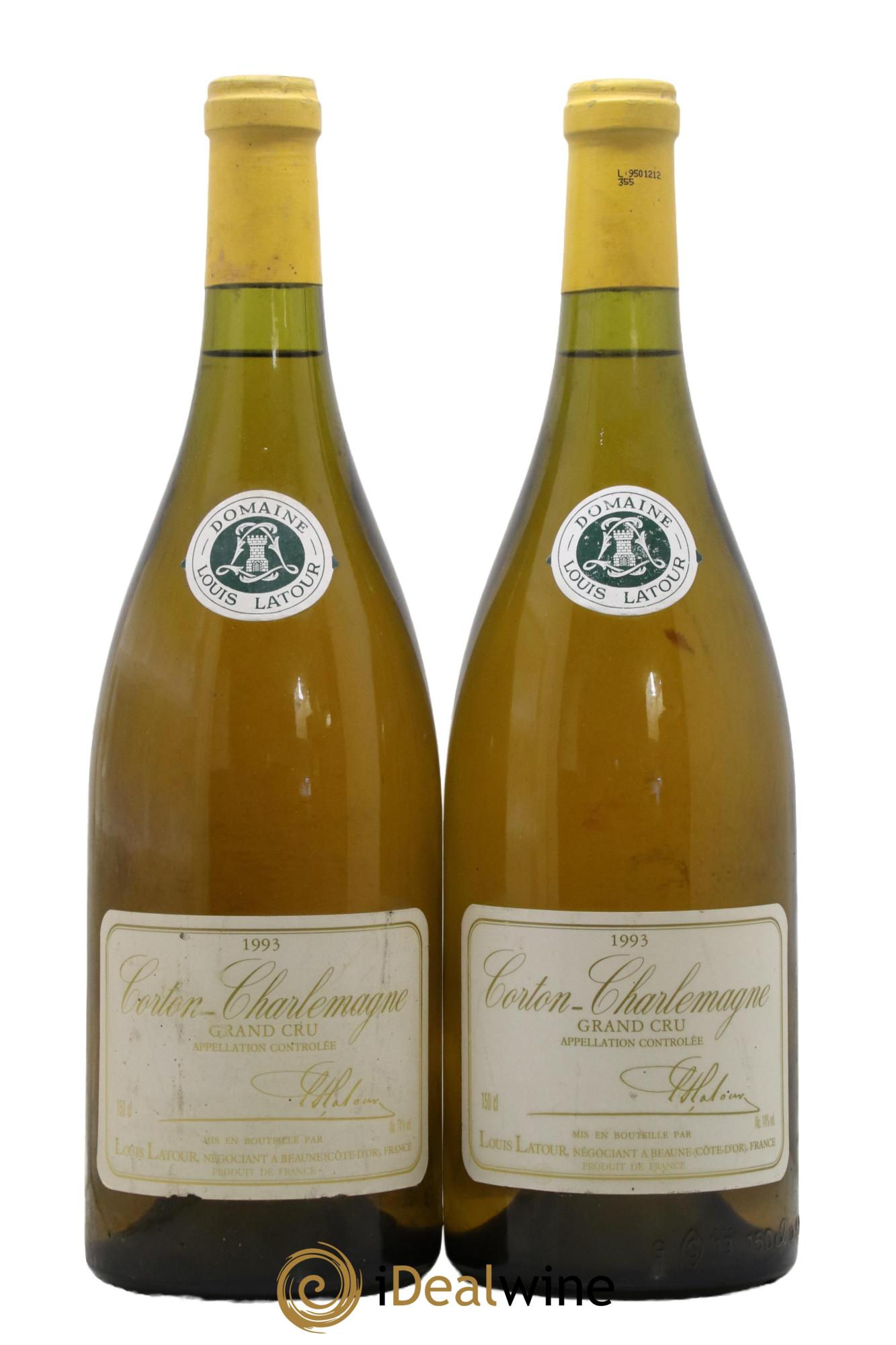 Corton-Charlemagne Grand Cru Louis Latour  1993 - Lotto di 2 magnum - 0