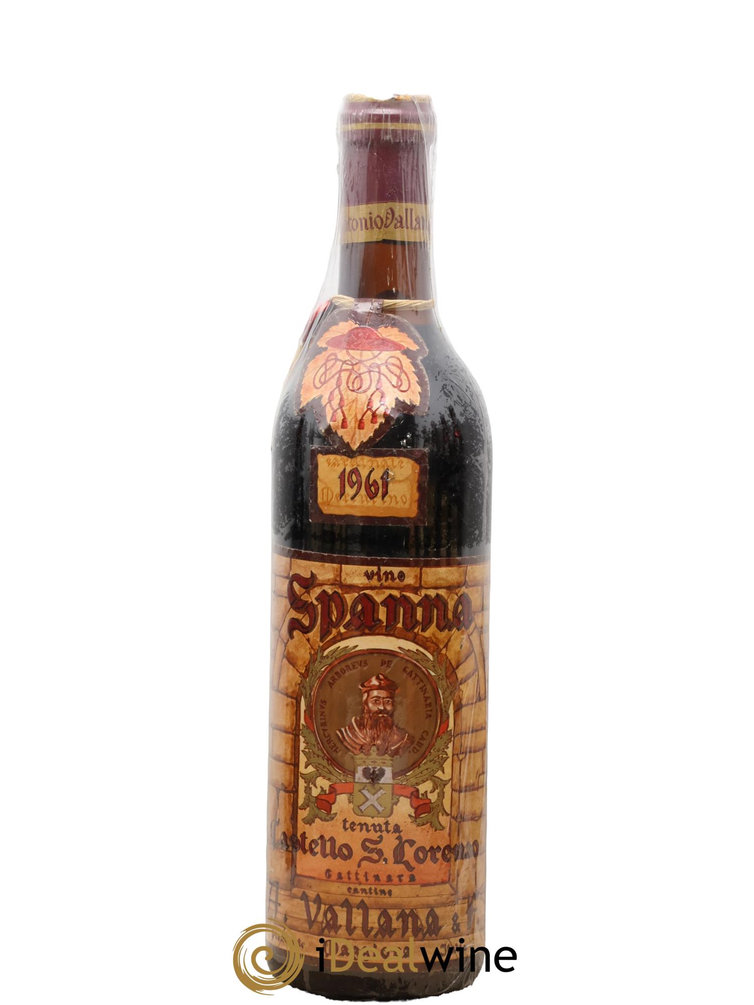 Italie Spanna Castello di San Lorenzo Vallana 1961 - Lot de 1 bouteille - 0