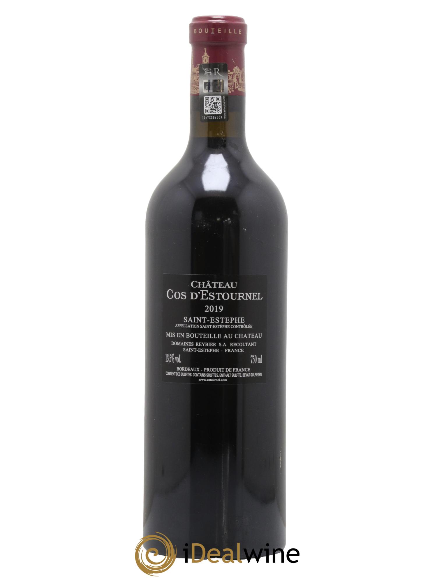 Cos d'Estournel 2ème Grand Cru Classé 2019 - Posten von 1 Flasche - 1