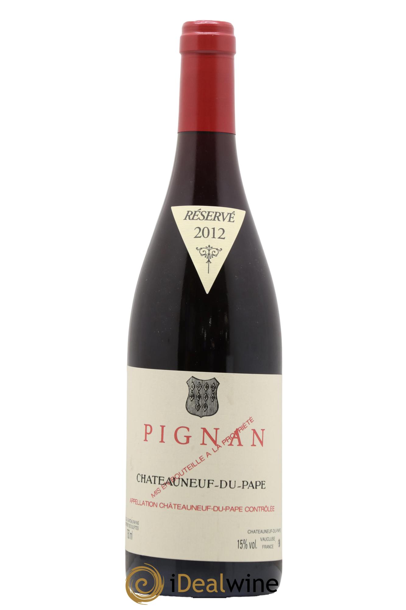 Châteauneuf-du-Pape Pignan Emmanuel Reynaud 2012 - Posten von 1 Flasche - 0