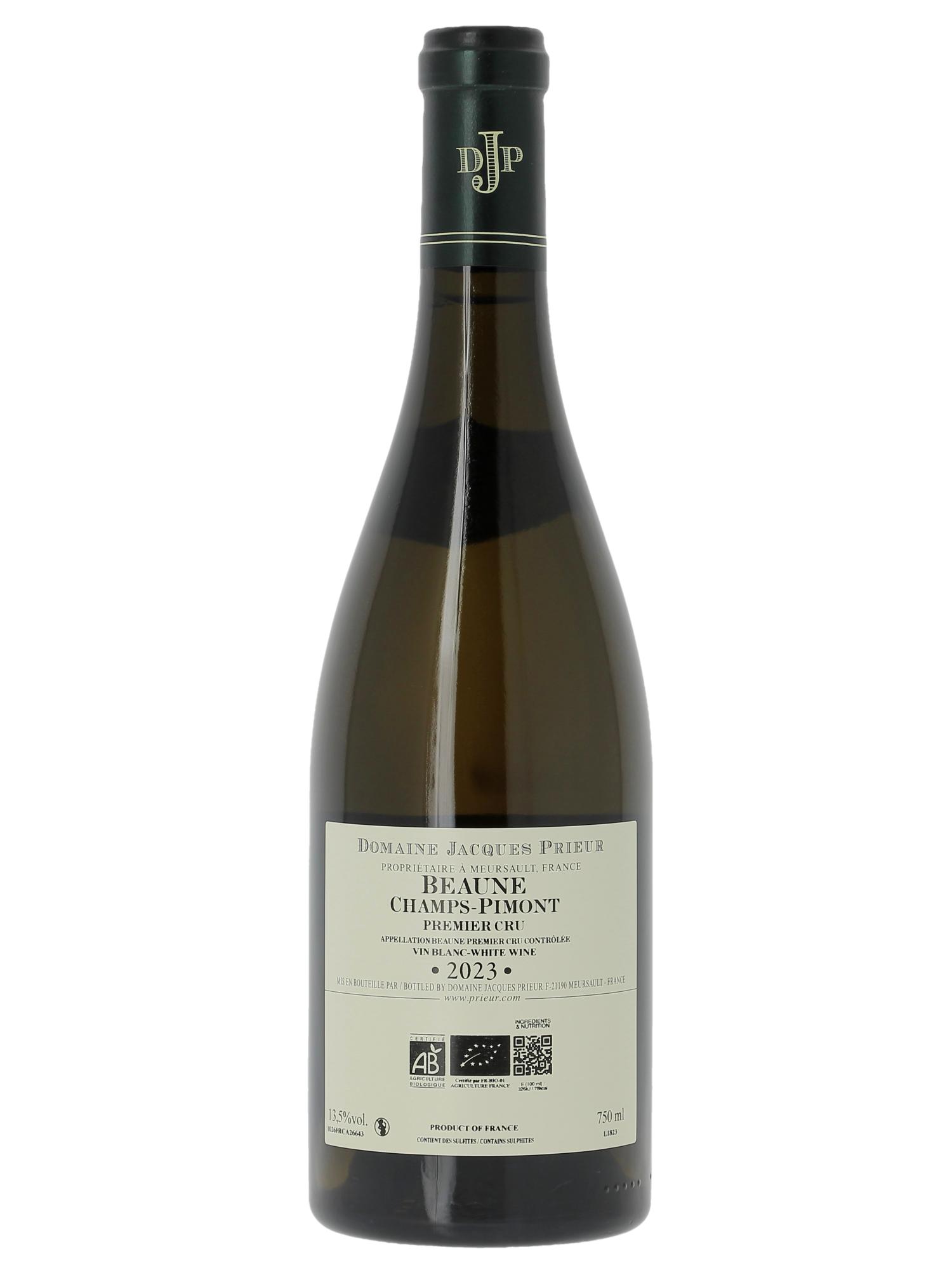 Beaune 1er Cru Champs-Pimont Jacques Prieur (Domaine) 2023 - Lotto di 1 bottiglia - 1