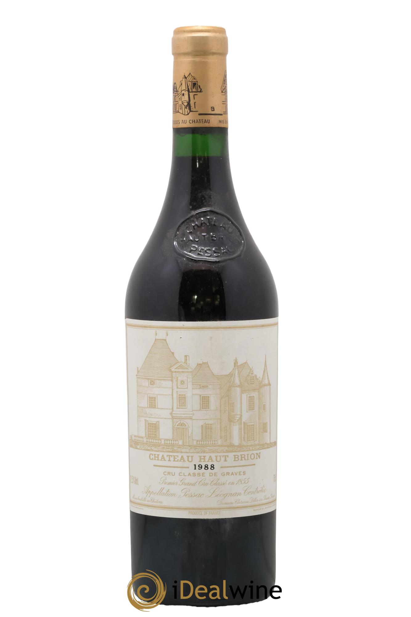 Château Haut Brion 1er Grand Cru Classé 1988 - Lot de 1 bouteille - 0
