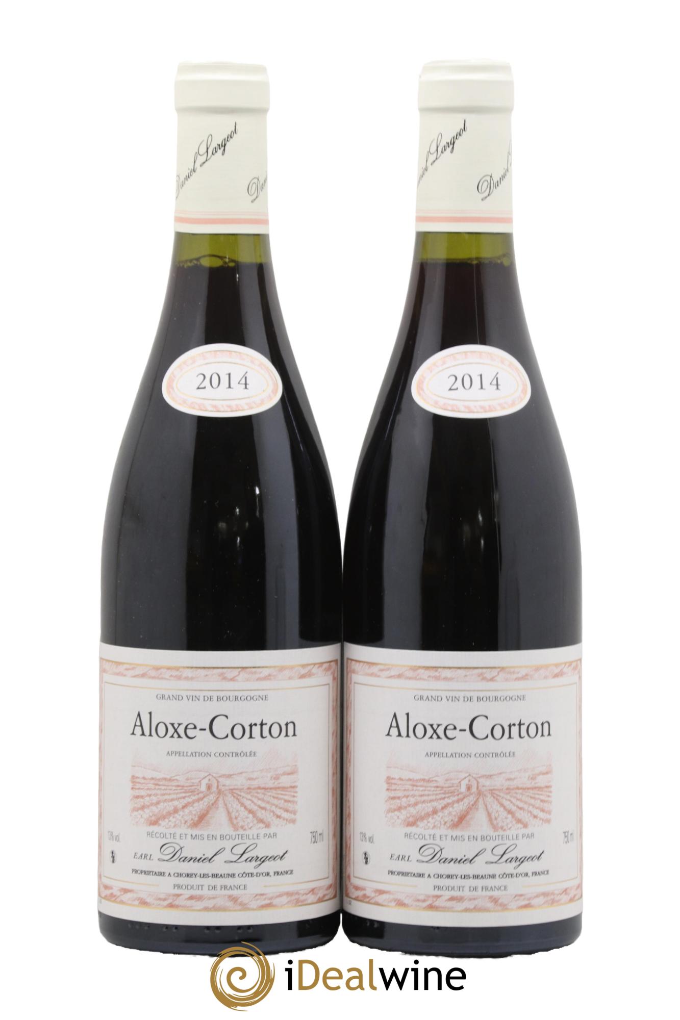 Aloxe-Corton Daniel Largeot 2014 - Lot de 2 bouteilles - 0