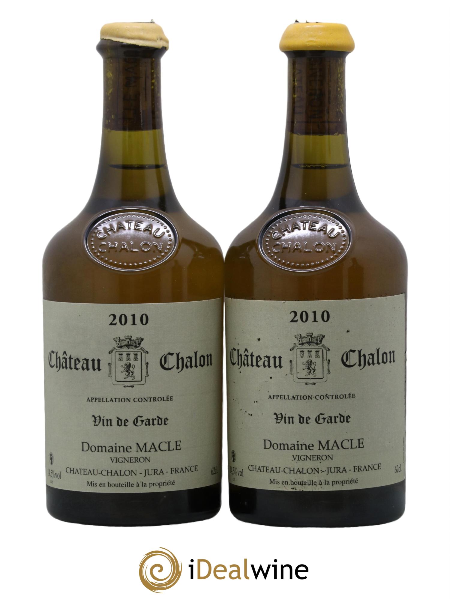 Château-Chalon Jean Macle 2010 - Lot de 2 clavelins - 0