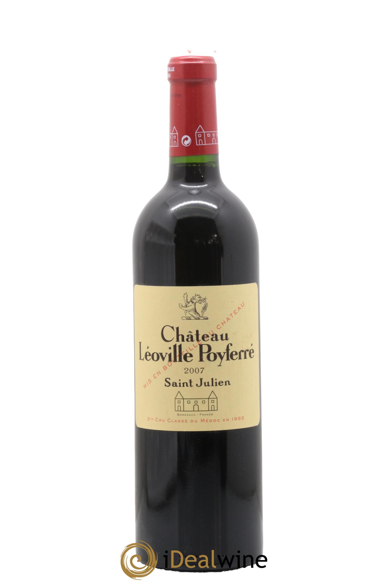 Château Léoville Poyferré 2ème Grand Cru Classé 2007 - Lot de 1 bouteille - 0