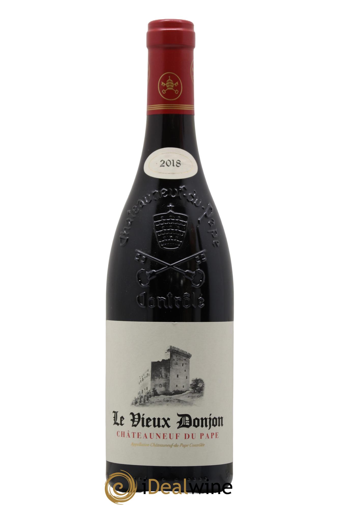 Châteauneuf-du-Pape Le Vieux Donjon Michel Lucien 2018 - Lot de 1 bouteille - 0