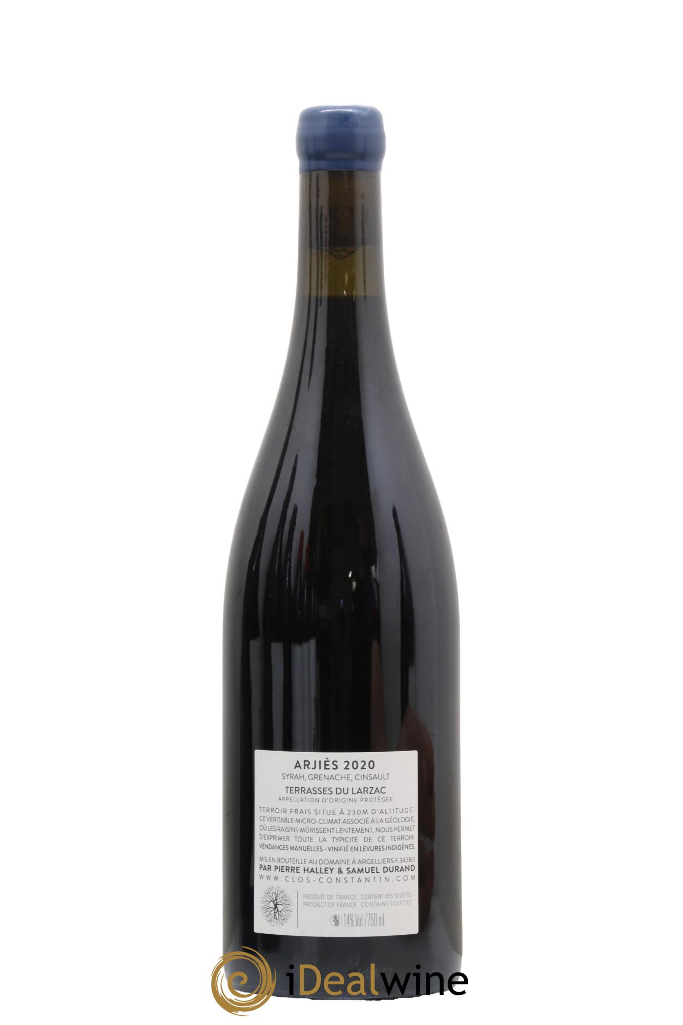 Coteaux du Languedoc Terrasses du Larzac Arjiès Clos Constantin 2020 - Lotto di 1 bottiglia - 1