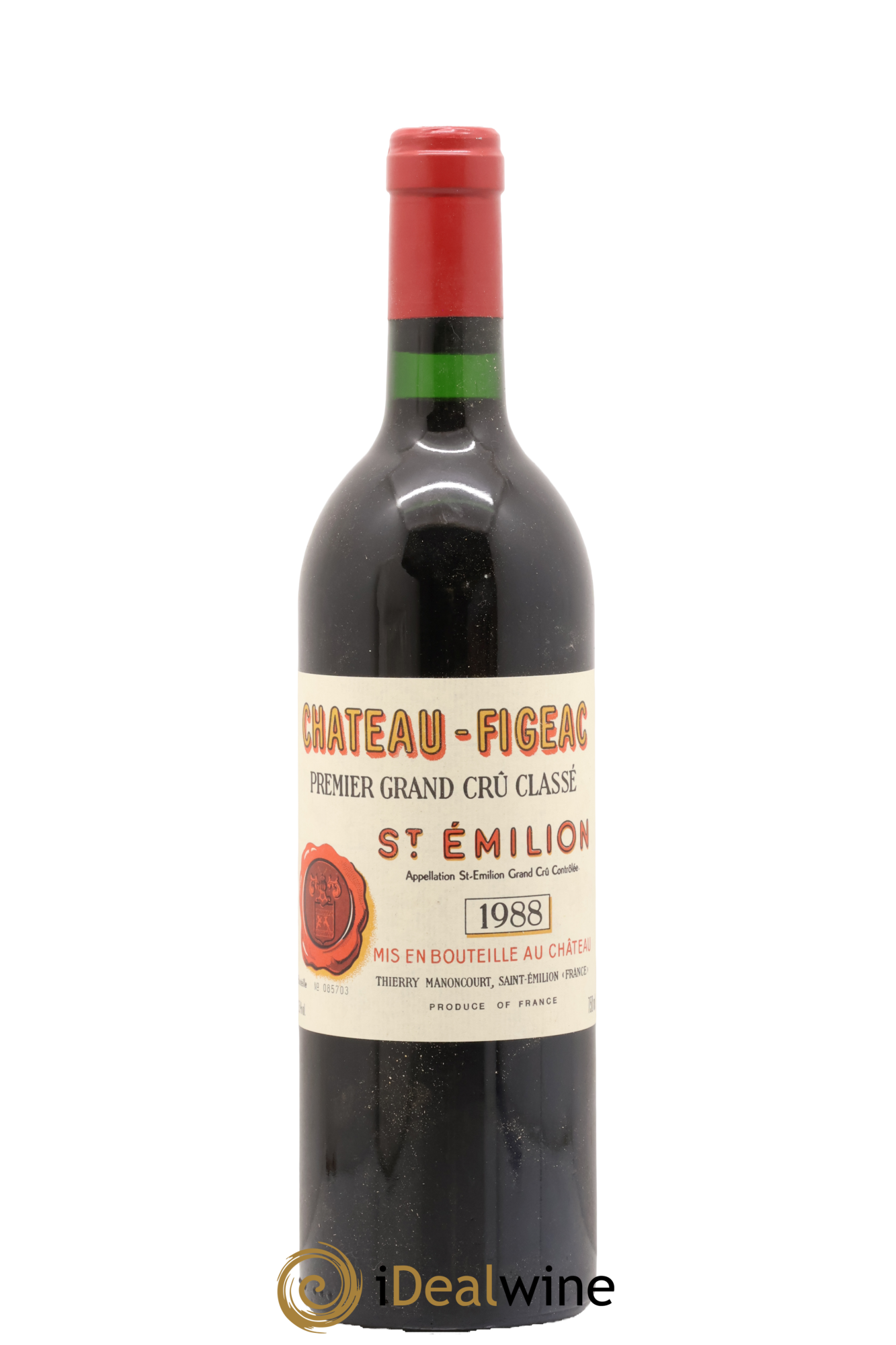 Château Figeac 1er Grand Cru Classé A 1988 - Lot de 1 bouteille - 0