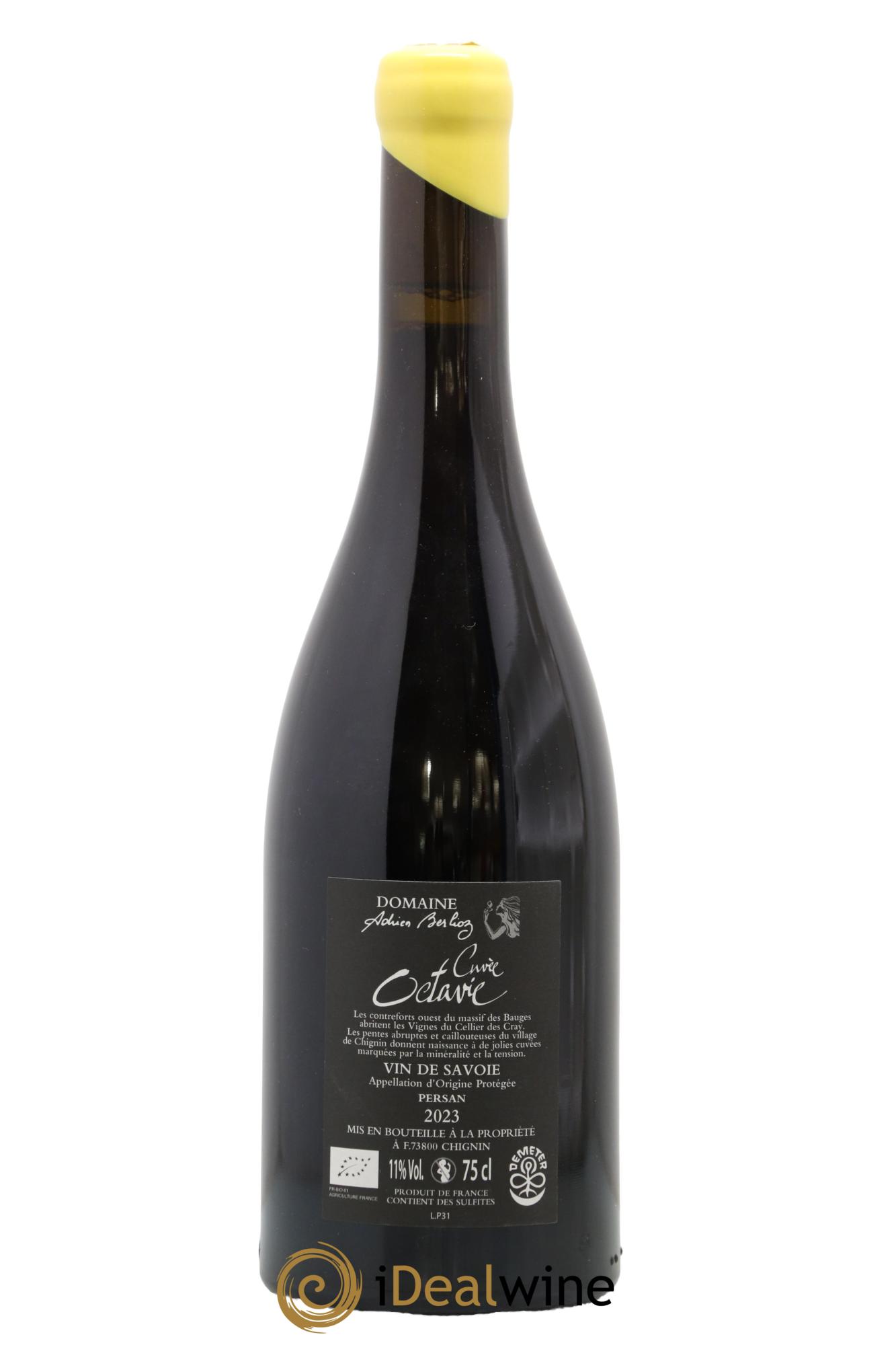 Vin de Savoie Cuvée Octavie Adrien Berlioz 2023 - Lot of 1 bottle - 1