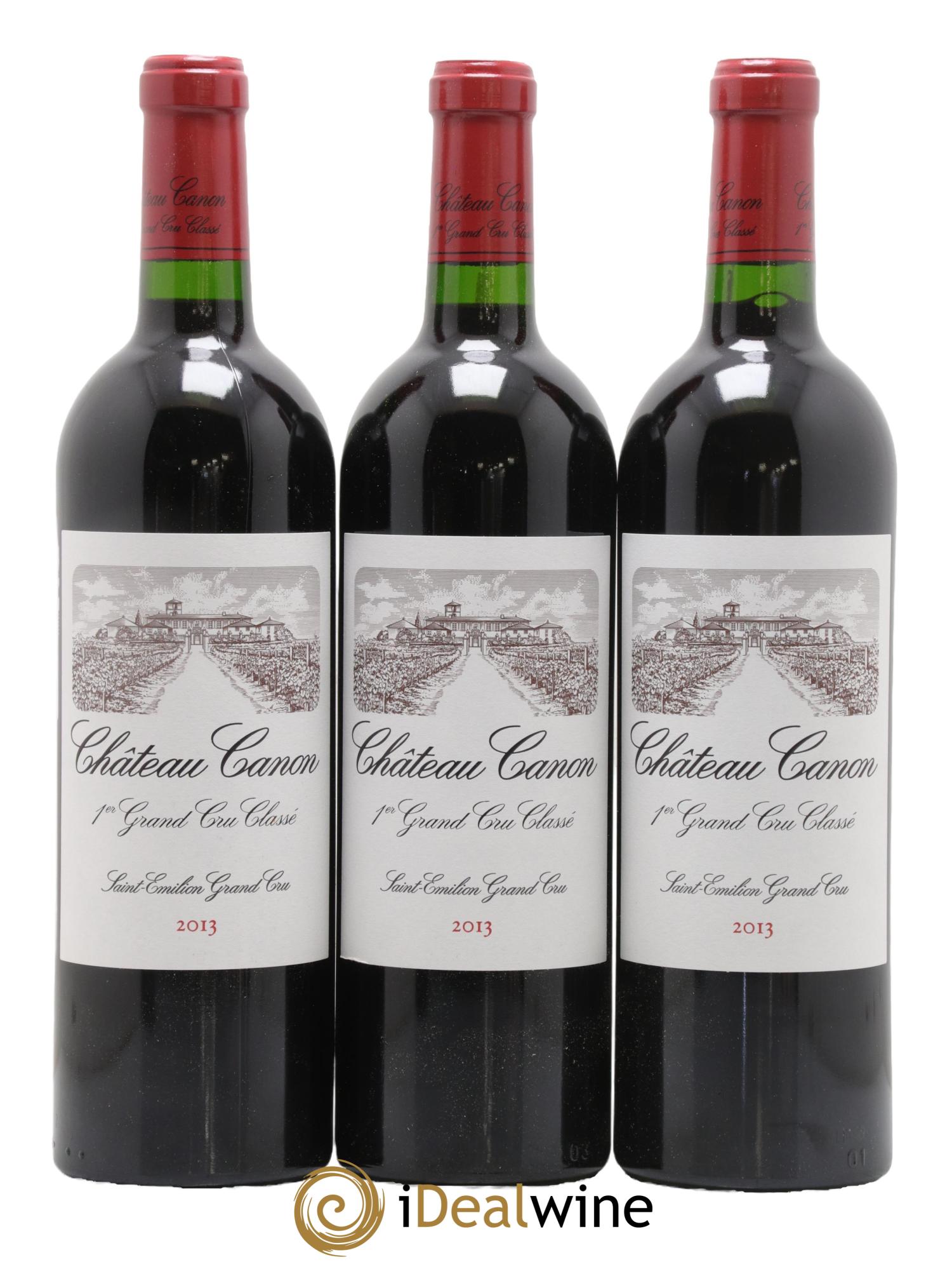 Château Canon 1er Grand Cru Classé B 2013 - Lot de 12 bouteilles - 2