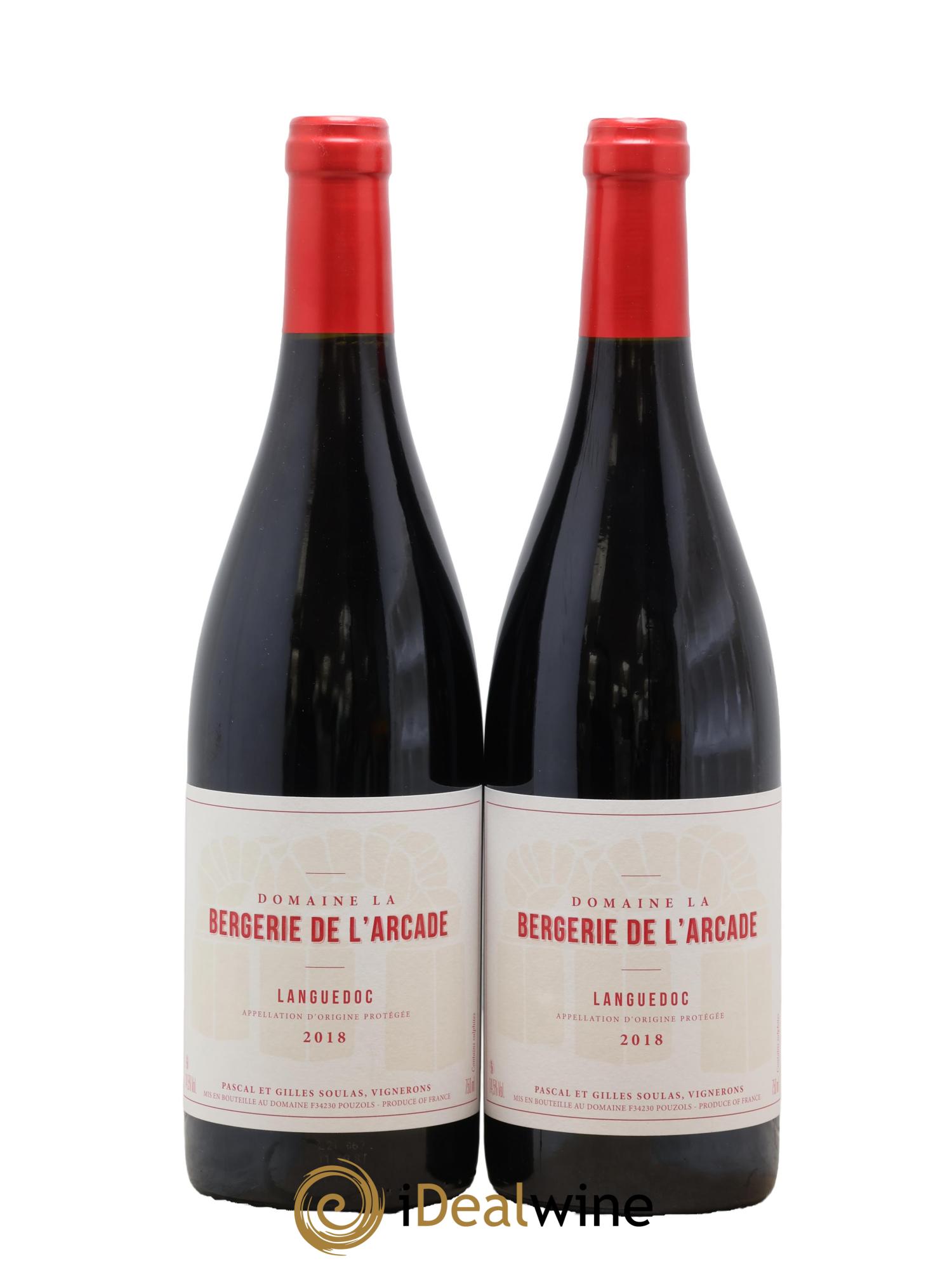 Languedoc La Bergerie de l'Arcade (Domaine) 2018 - Lotto di 2 bottiglie - 0