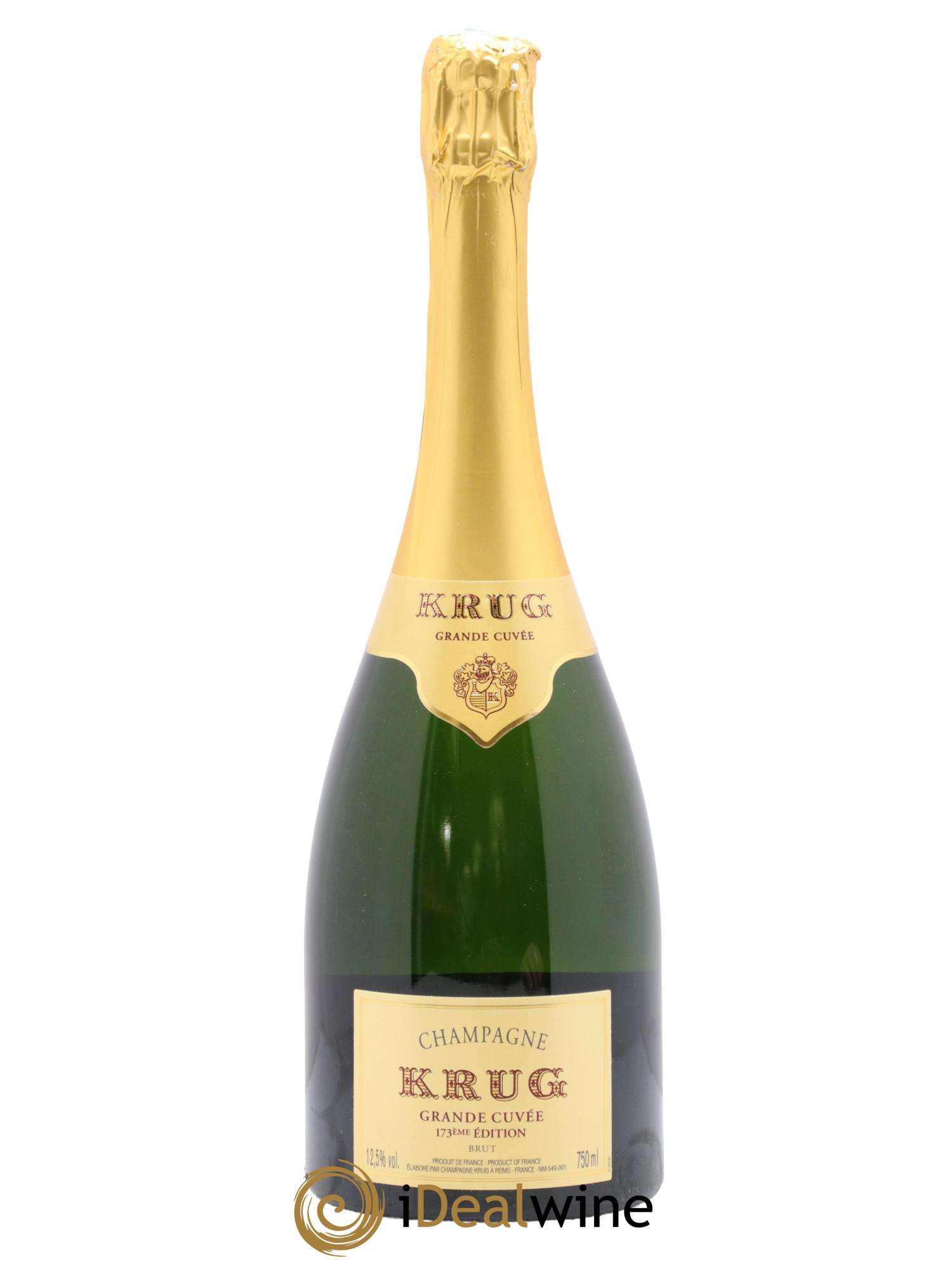 Grande Cuvée Brut - 173ème édition Krug - Posten von 1 Flasche - 0