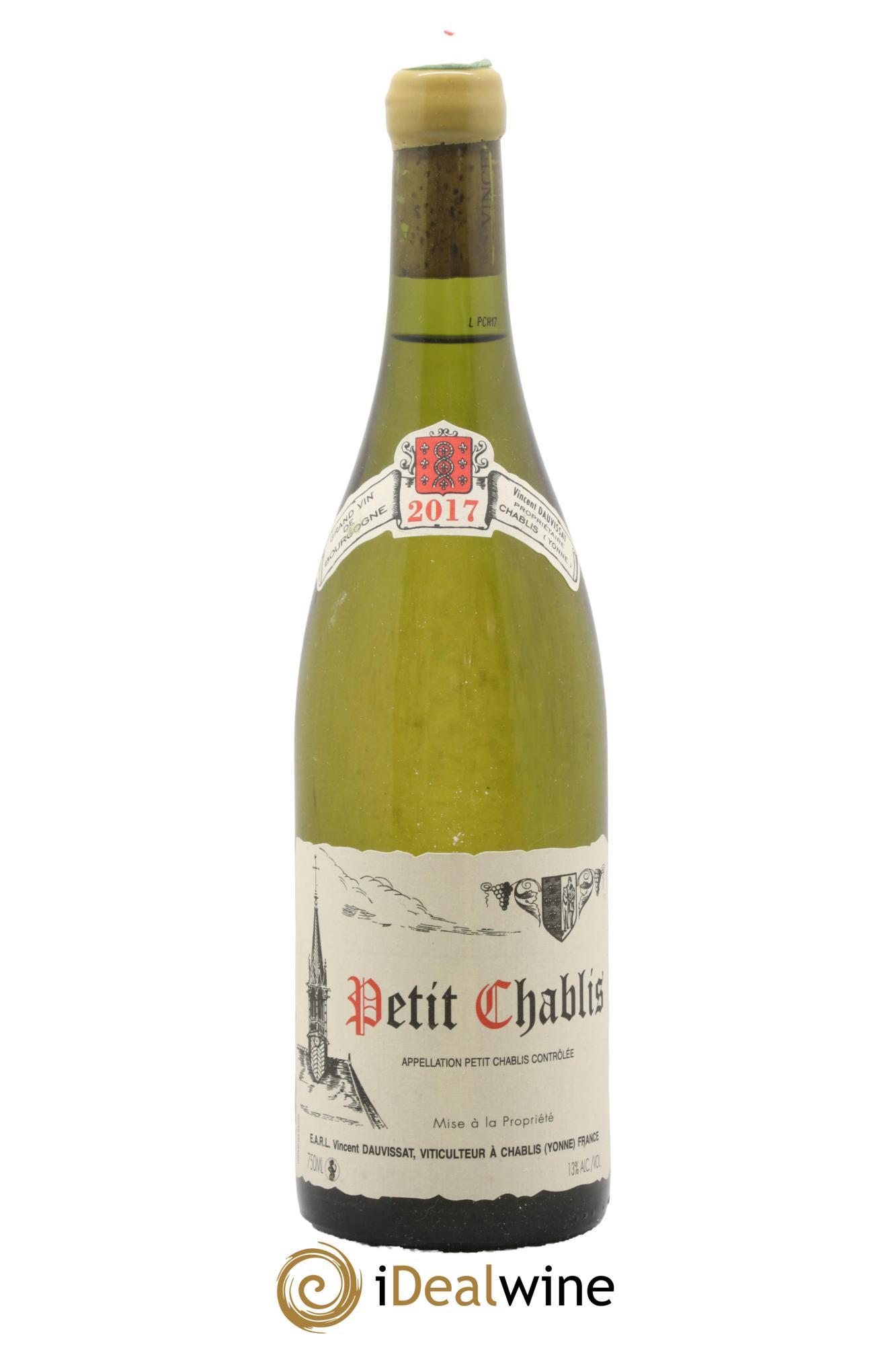 Petit Chablis Vincent Dauvissat (Domaine) 2017 - Posten von 1 Flasche - 0