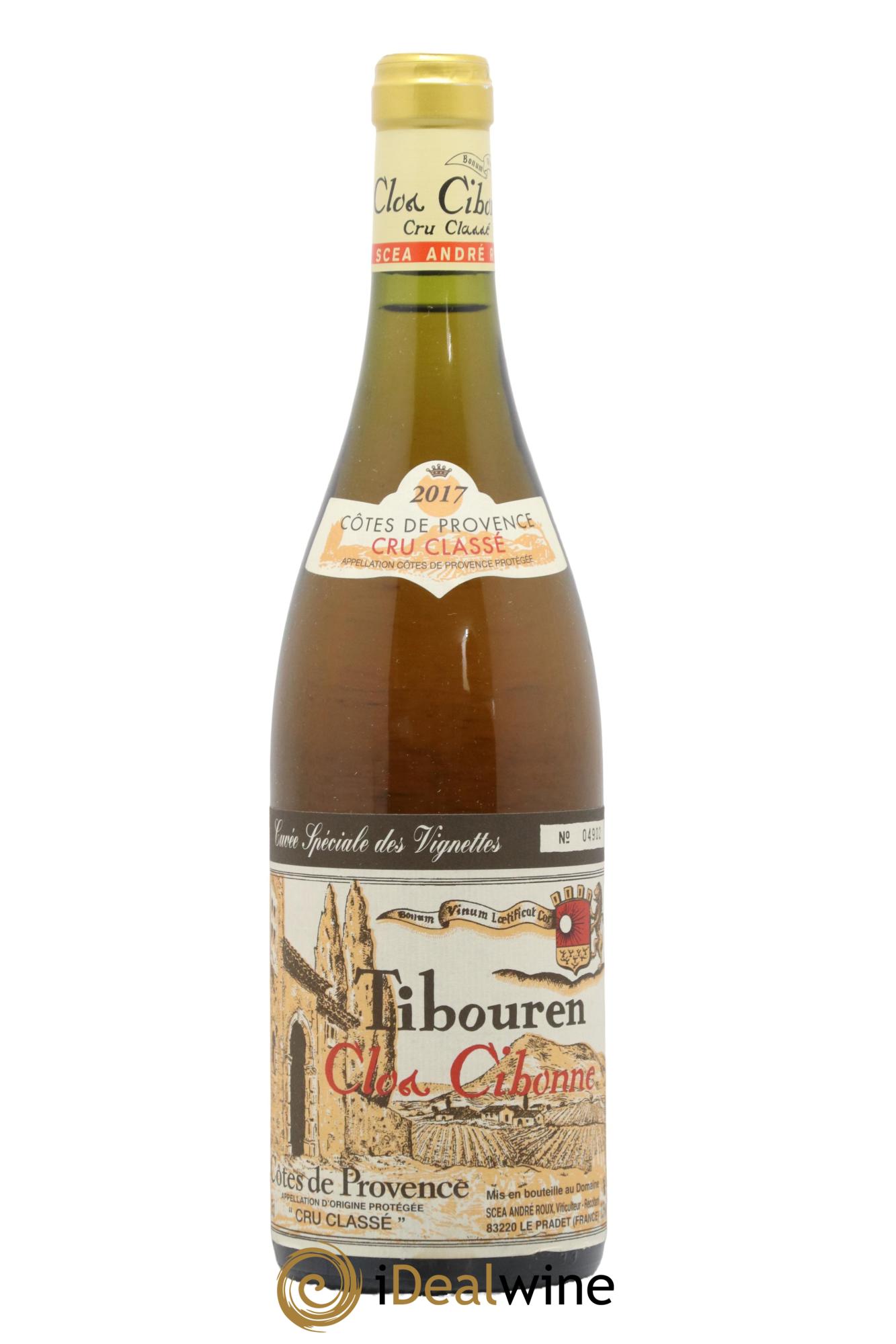 Côtes de Provence Clos Cibonne Tibouren Cuvée Spéciale des Vignettes 2017 - Lot de 1 bouteille - 0