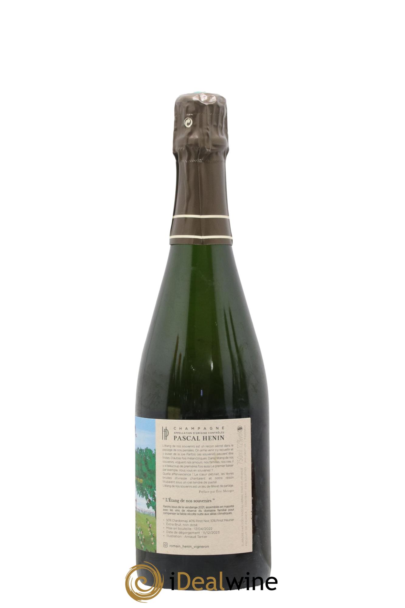 L'Etang de nos Souvenirs Romain Henin - Lot de 1 bouteille - 1