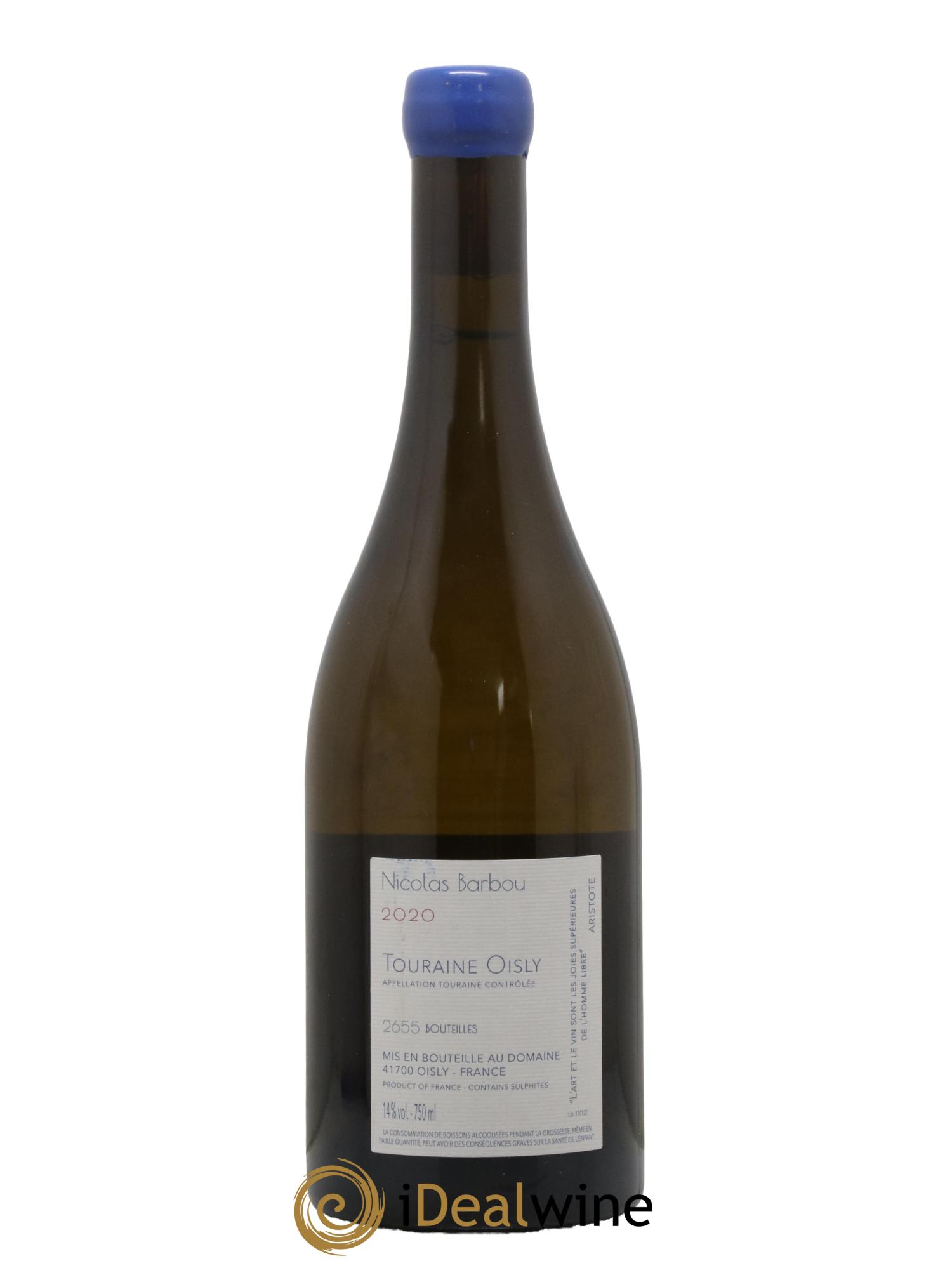 Touraine-Oisly Utopie Créative Nicolas Barbou 2020 - Posten von 1 Flasche - 1