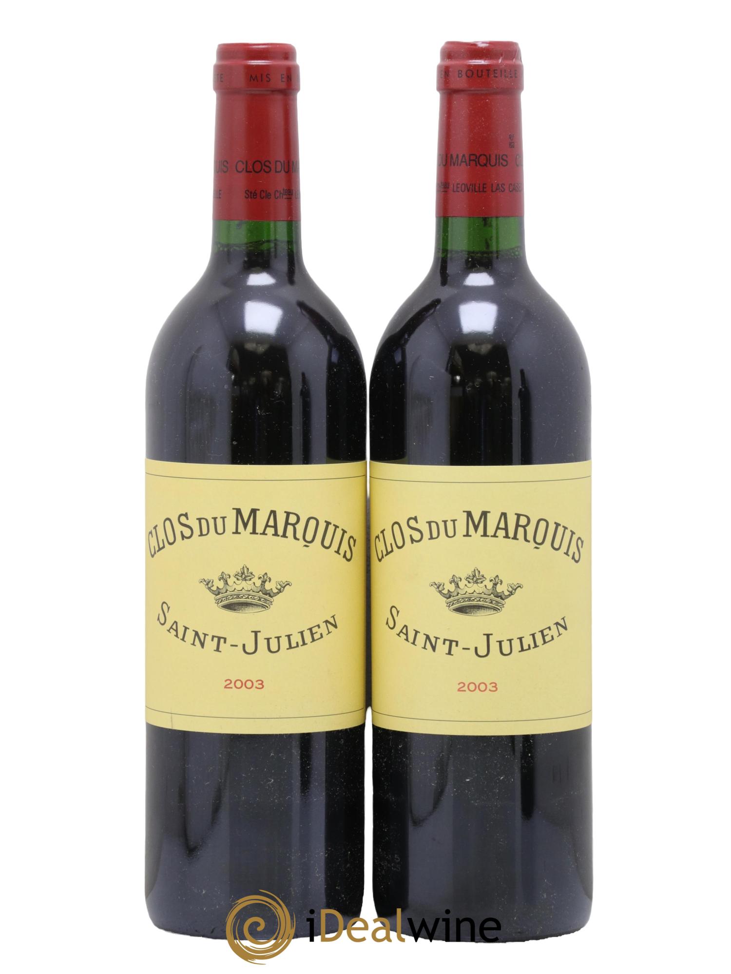 Clos du Marquis 2003 - Lot de 2 bouteilles - 0