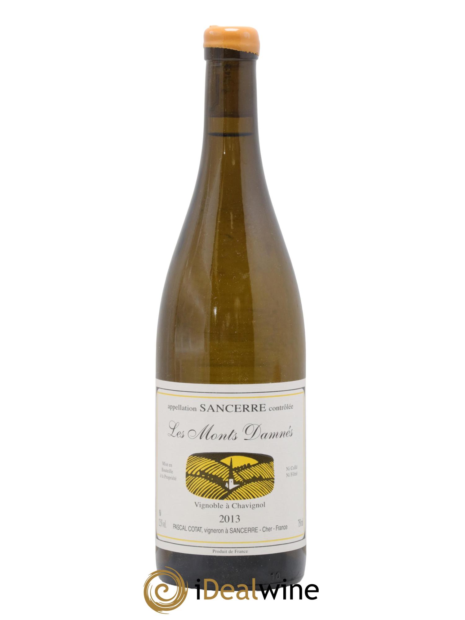 Sancerre Les Monts Damnés Pascal Cotat 2013 - Lot de 1 bouteille - 0