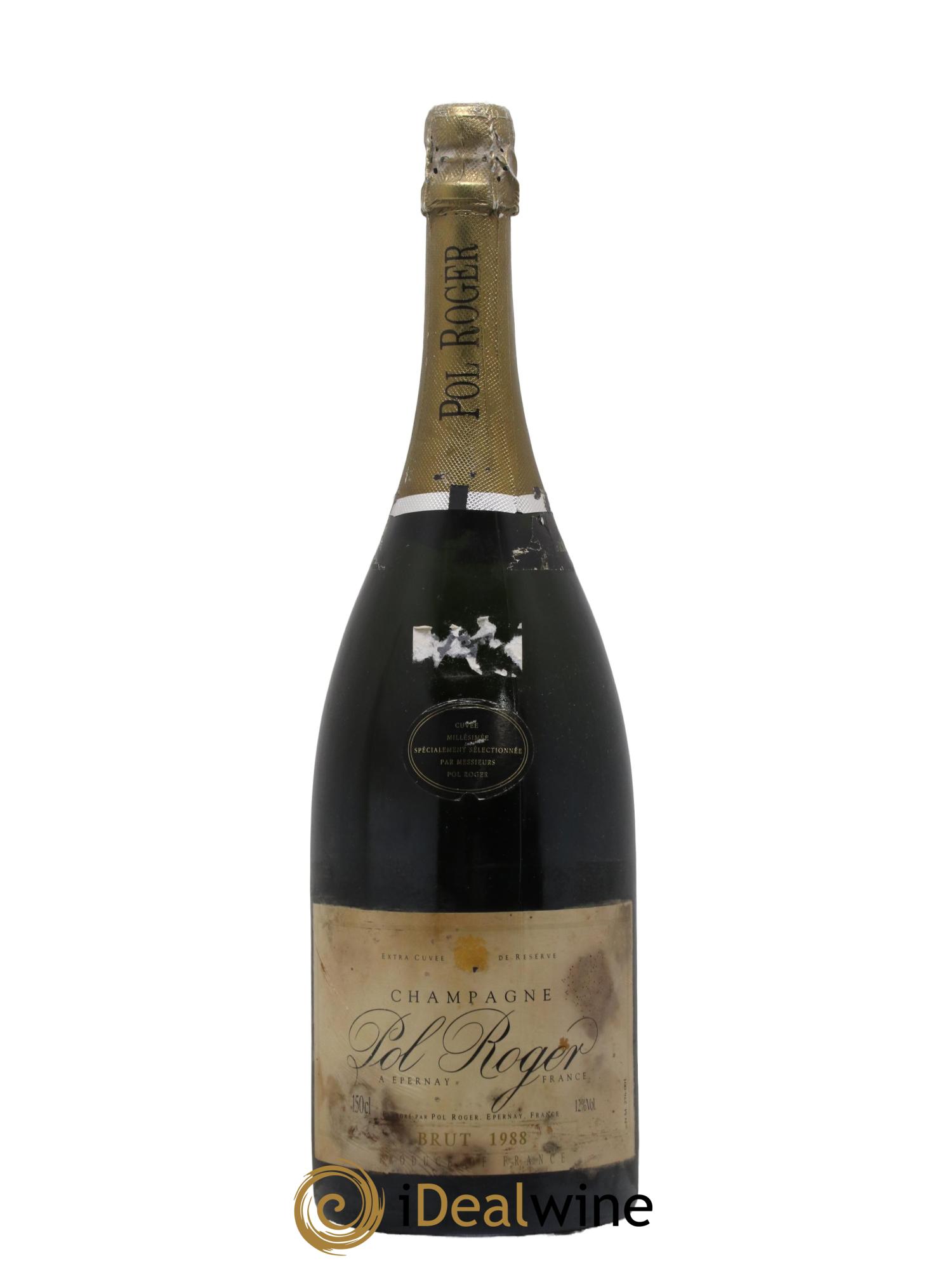 Brut Vintage Pol Roger 1988 - Lot de 1 magnum - 0