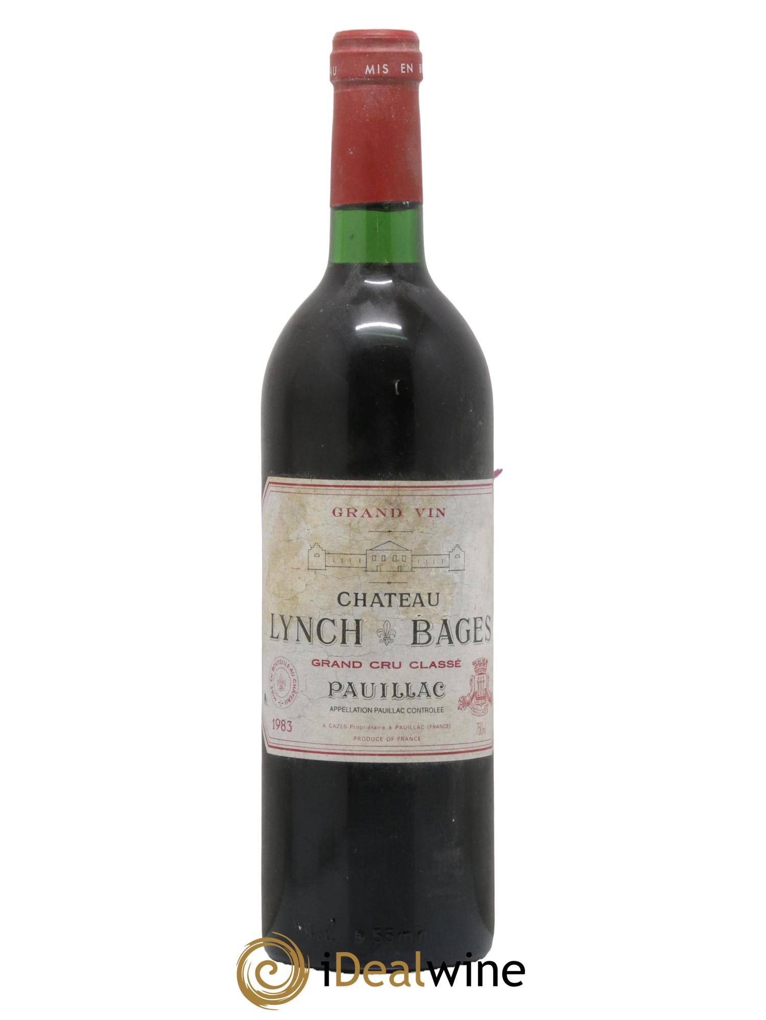 Château Lynch Bages 5ème Grand Cru Classé 1983 - Lot de 1 bouteille - 0