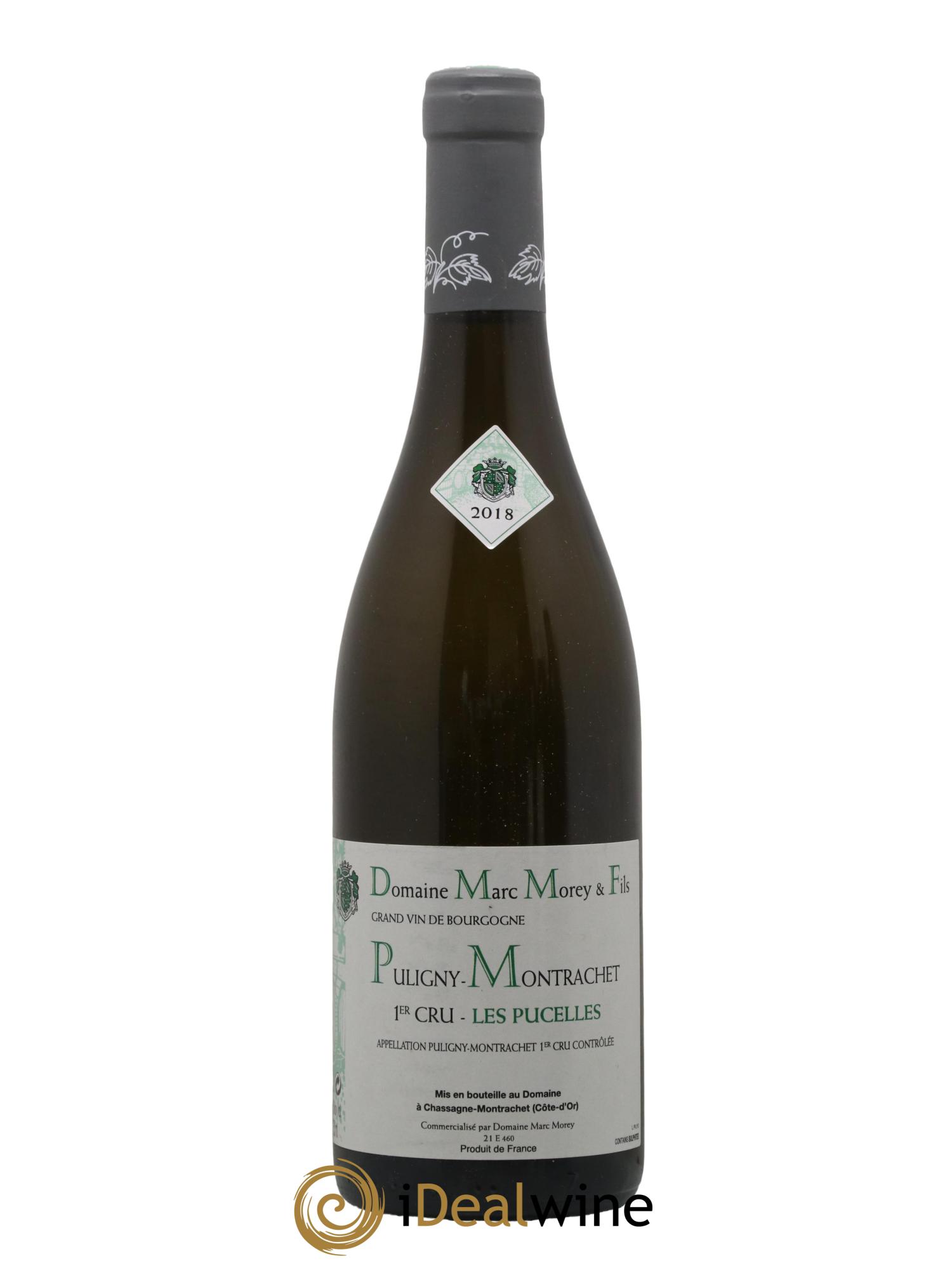Puligny-Montrachet 1er Cru Les Pucelles Domaine Marc Morey 2018 - Lot de 1 bouteille - 0