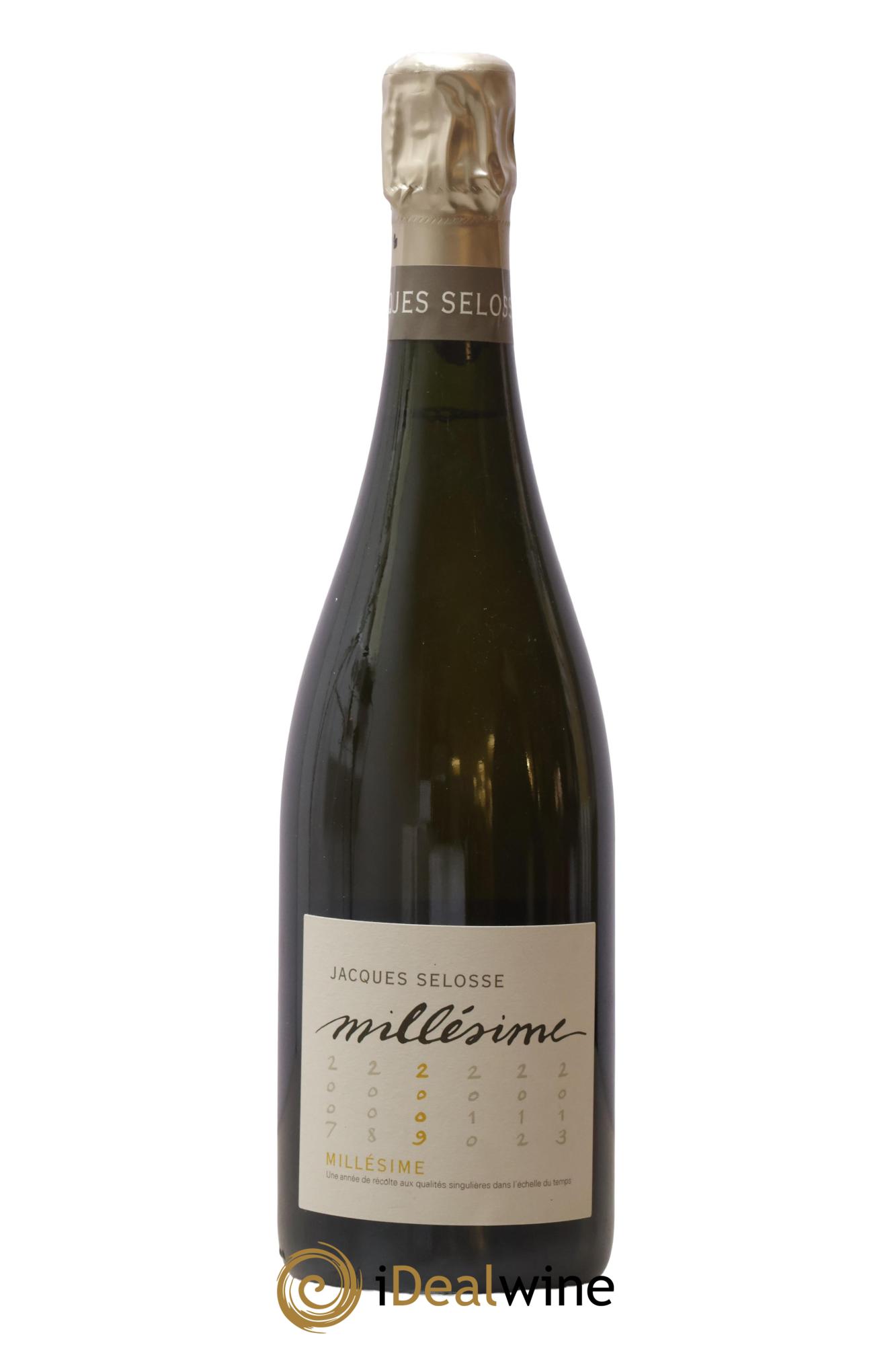 1er Cru Millésimé Extra-Brut Jacques Selosse 2009 - Lot de 1 bouteille - 0