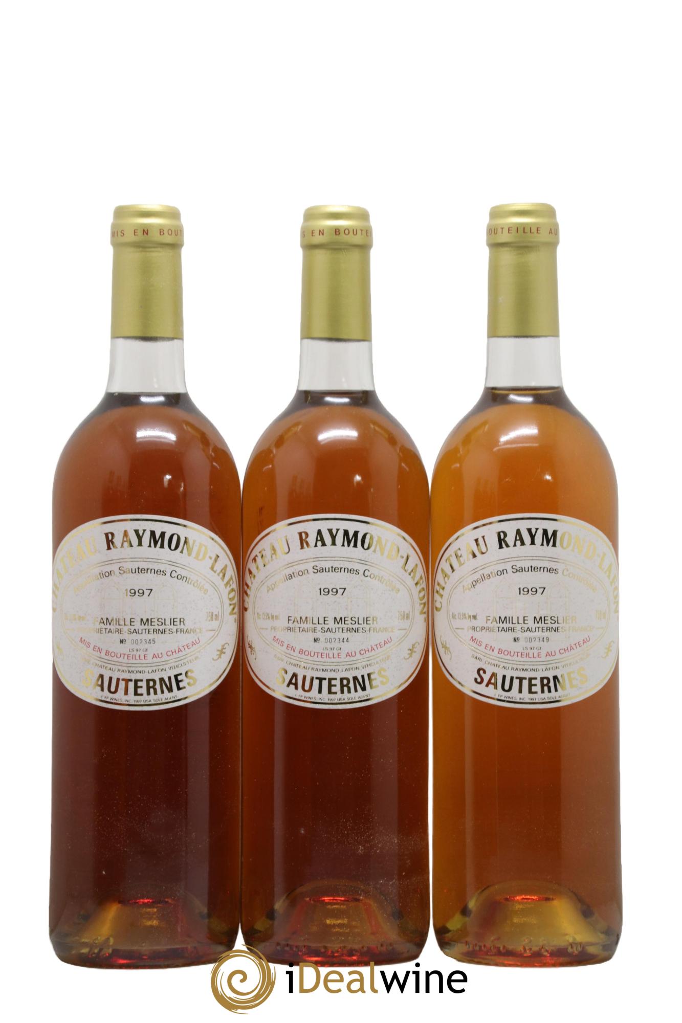 Château Raymond Lafon 1997 - Lotto di 6 bottiglie - 1