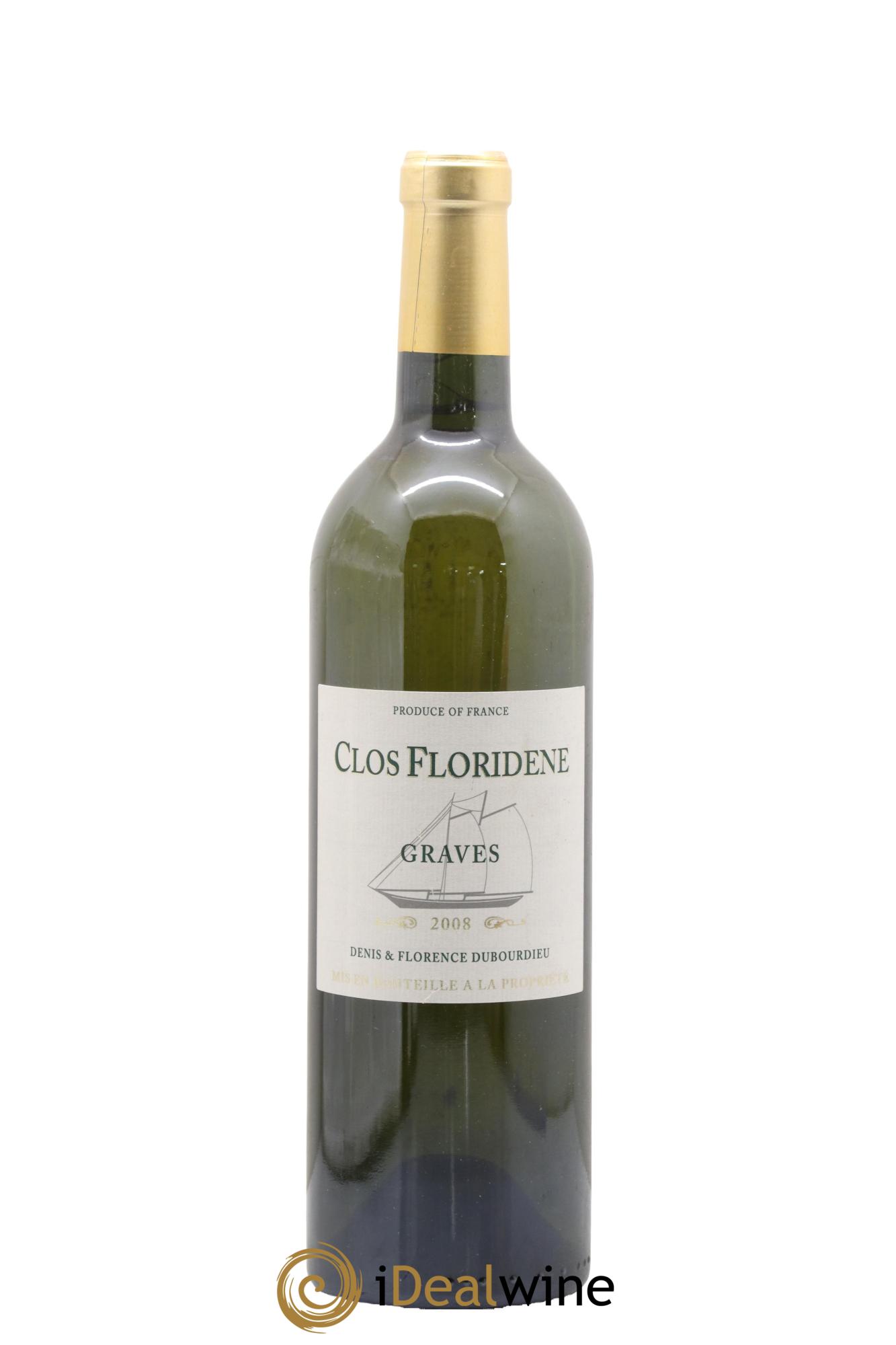 Graves Florence Dubourdieu Clos Floridence 2008 - Lot de 1 bouteille - 0