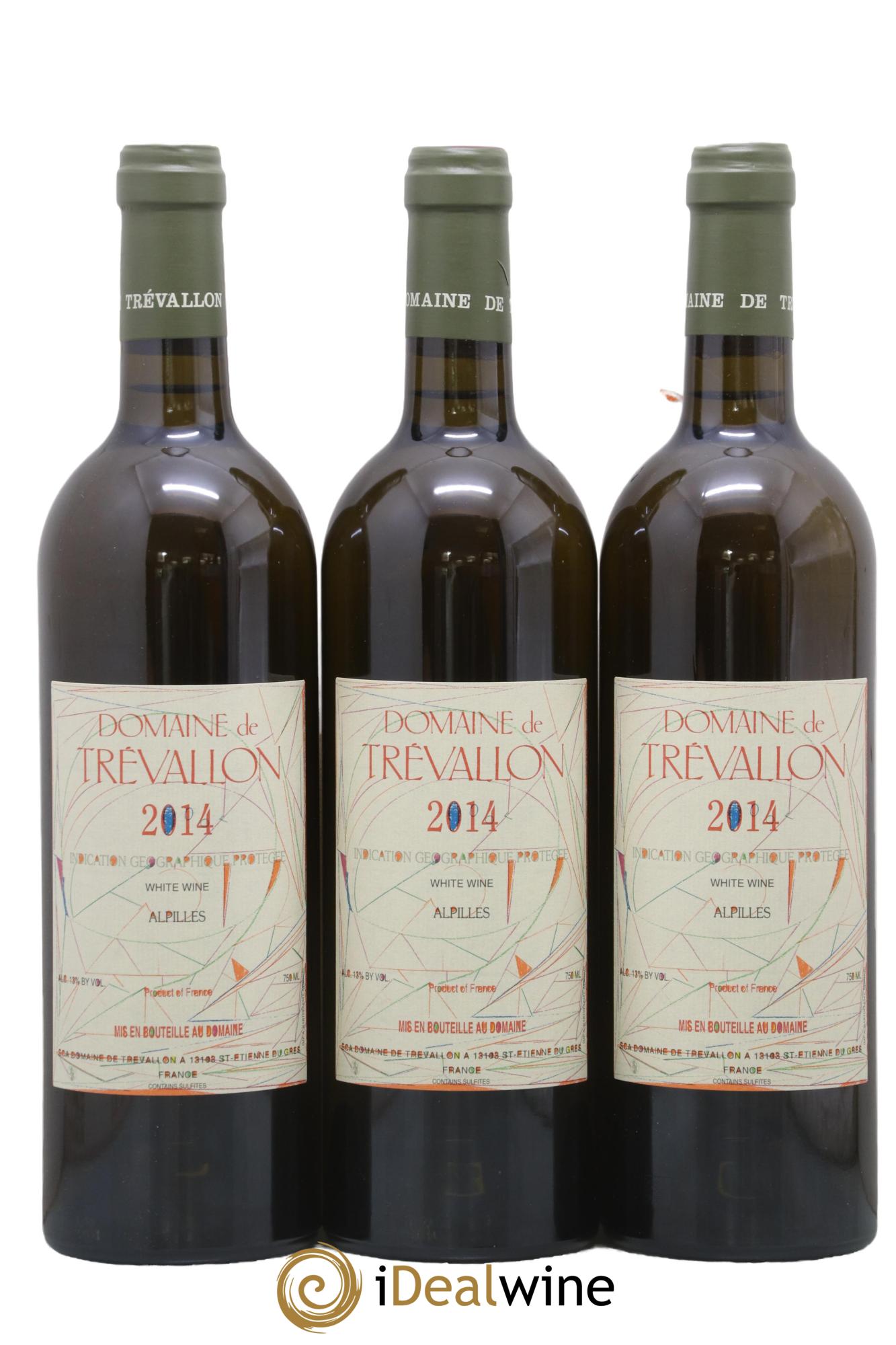 IGP Alpilles Trévallon (Domaine de) Eloi Dürrbach 2014 - Lot of 3 bottles - 0