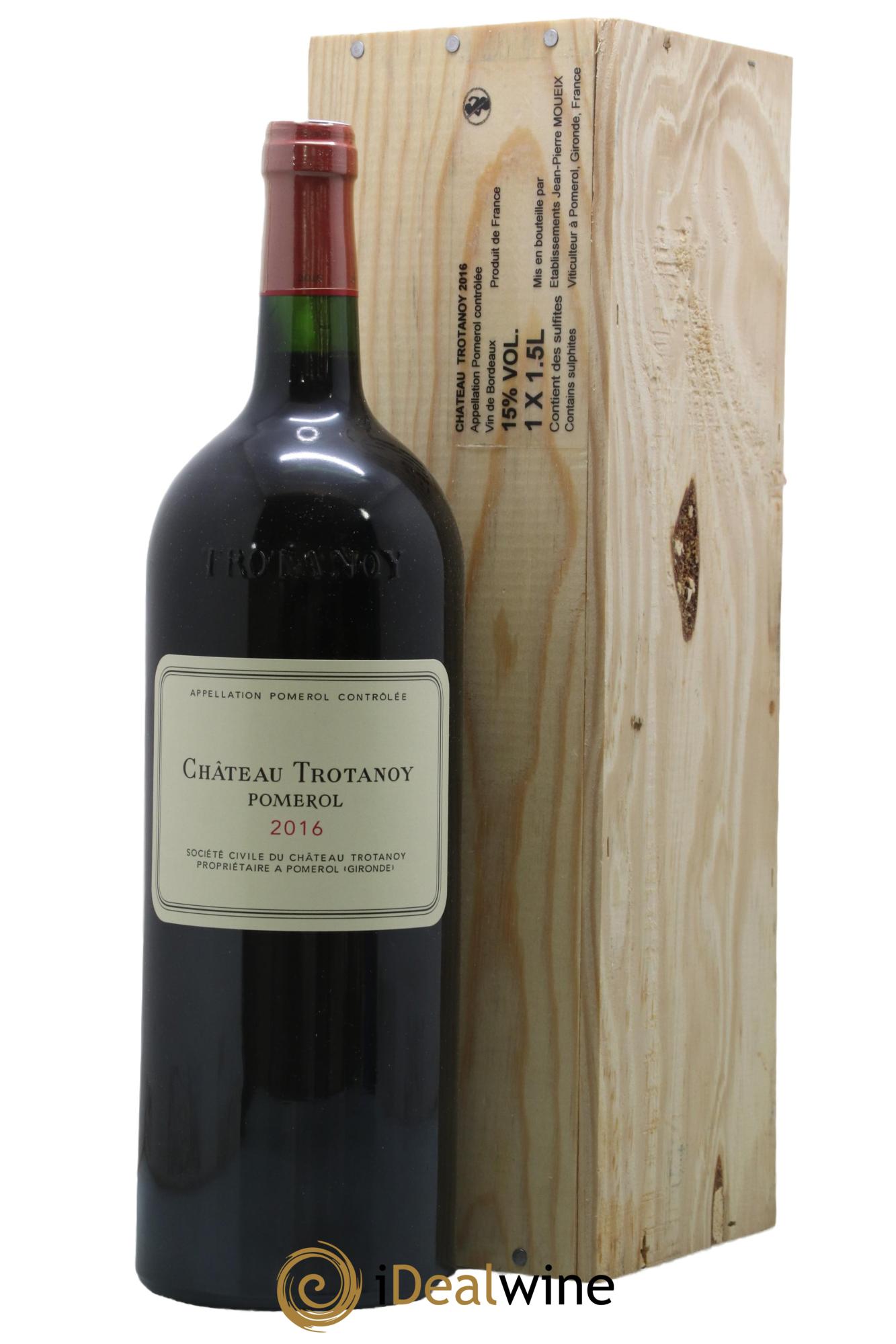 Château Trotanoy 2016 - Lot de 1 magnum - 0