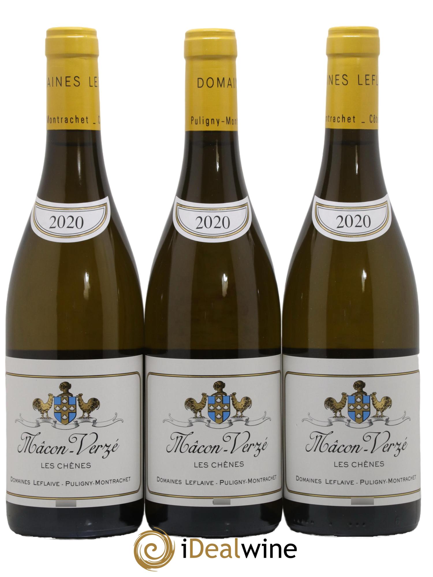 Mâcon-Verzé Les Chênes Leflaive (Domaine) 2020 - Lot de 3 bouteilles - 0
