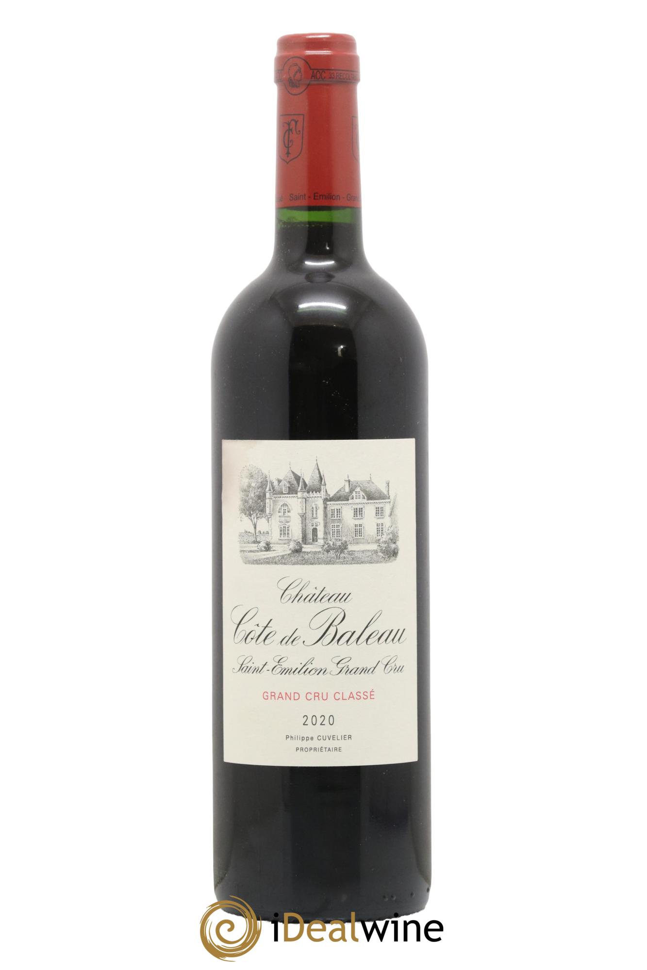 Château Côte de Baleau Grand Cru Classé 2020 - Lot de 1 bouteille - 0