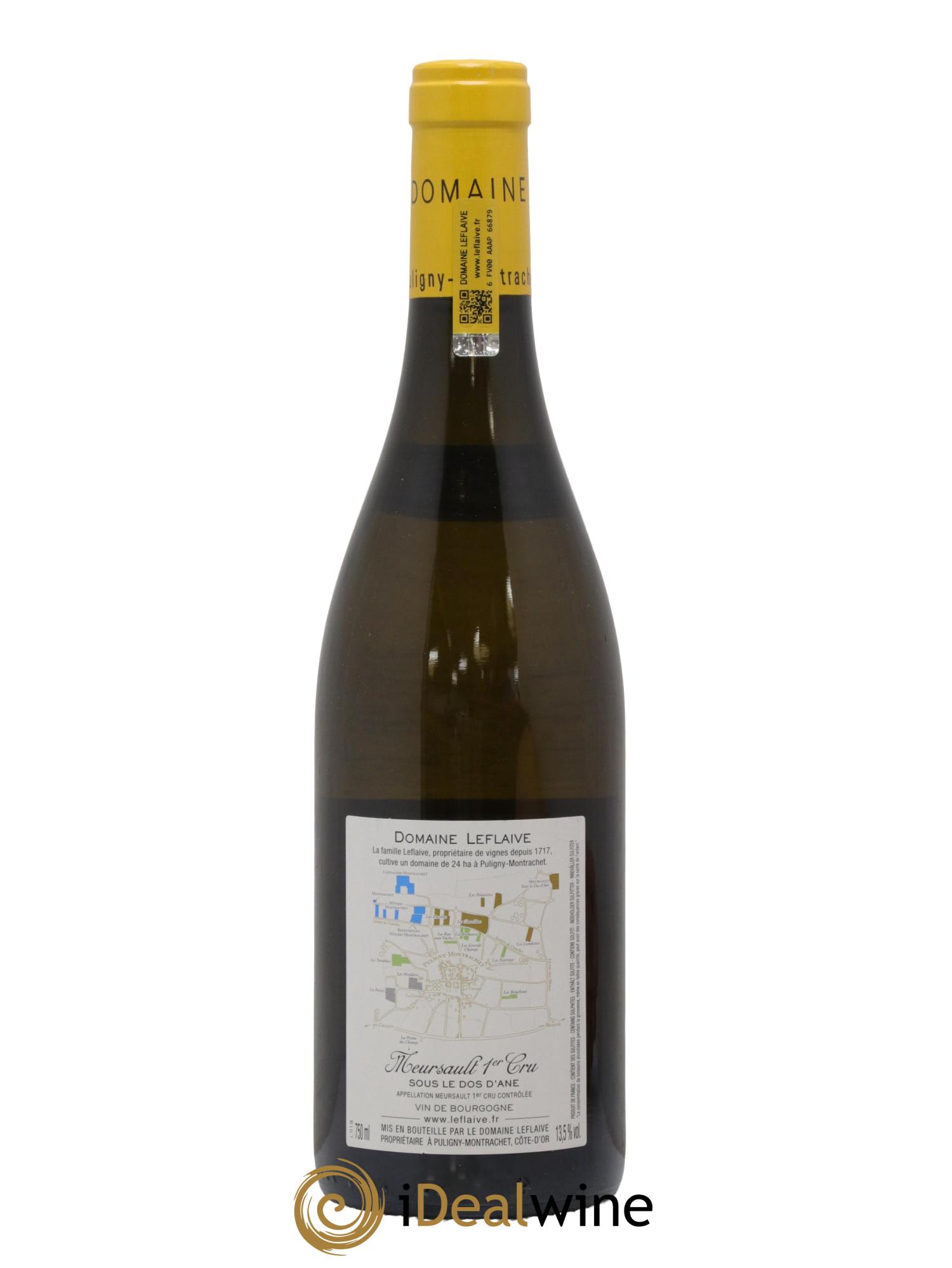 Meursault 1er Cru Sous le Dos d'Ane Leflaive (Domaine) 2018 - Lot de 1 bouteille - 1