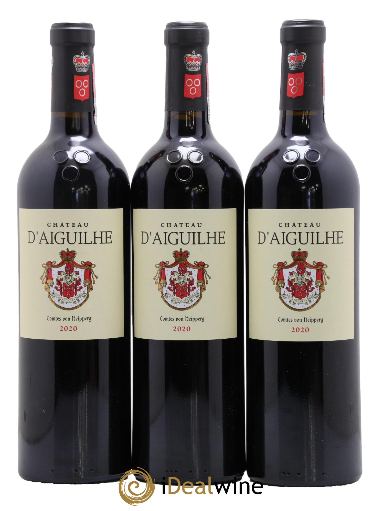 Château d' Aiguilhe 2020 - Lot of 3 bottles - 0