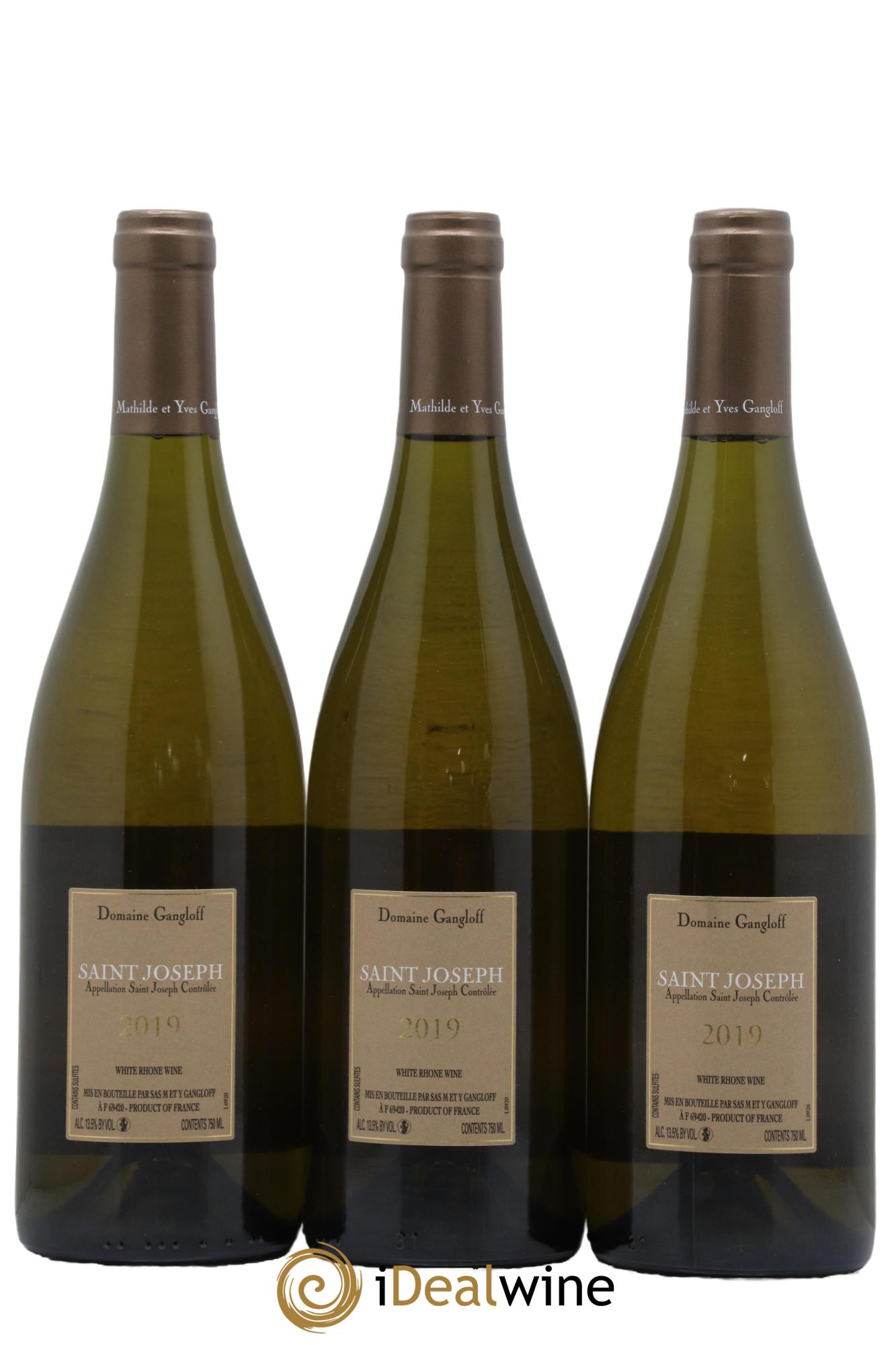 Saint-Joseph Gangloff (Domaine)  2019 - Lot of 3 bottles - 1