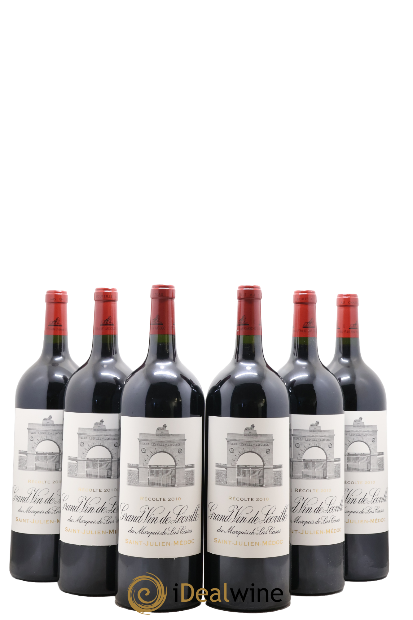 Château Léoville Las Cases 2ème Grand Cru Classé 2010 - Posten von 6 Magnum - 0