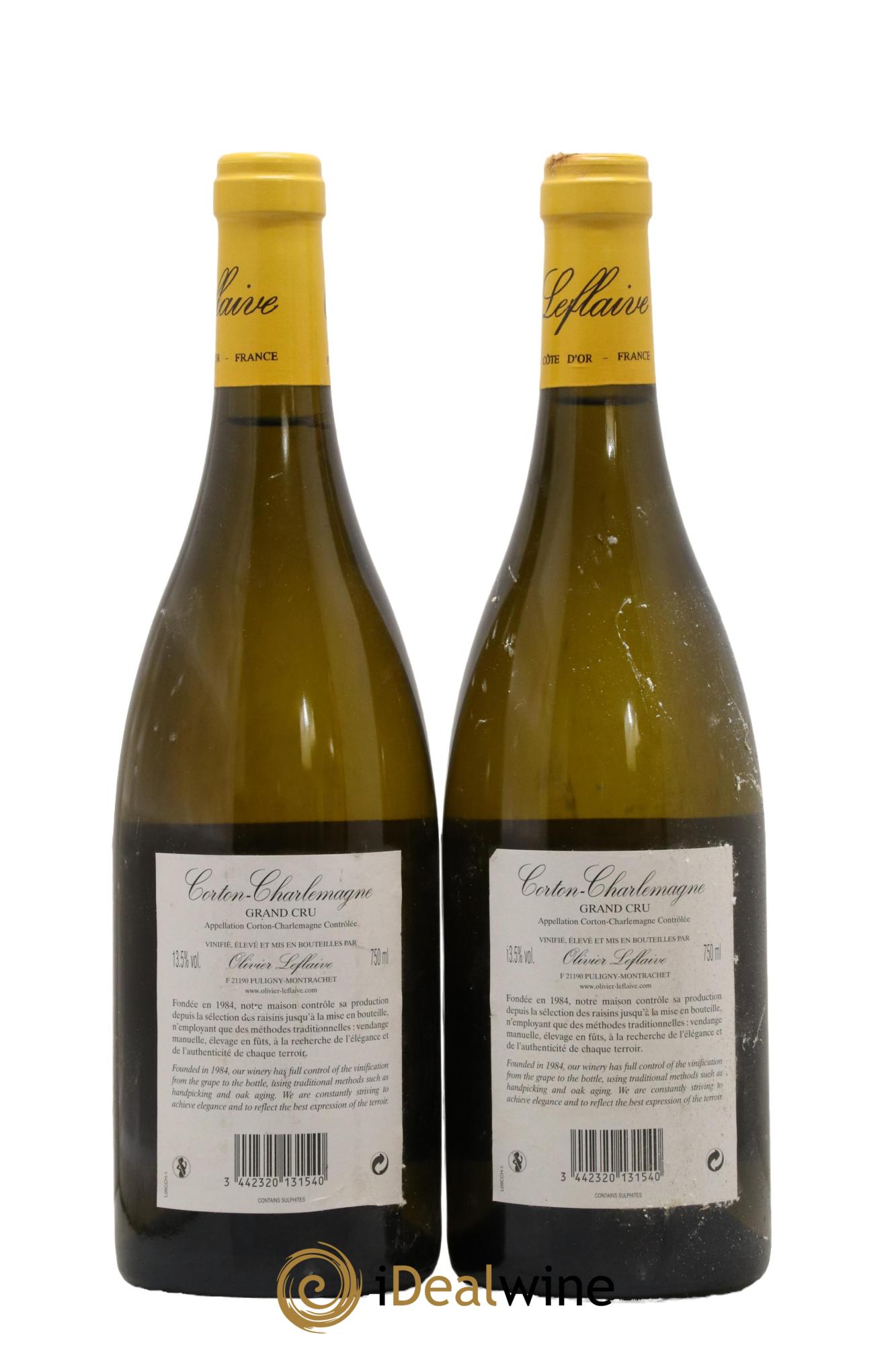 Corton-Charlemagne Grand Cru Olivier Leflaive 2009 - Posten von 2 Flaschen - 1