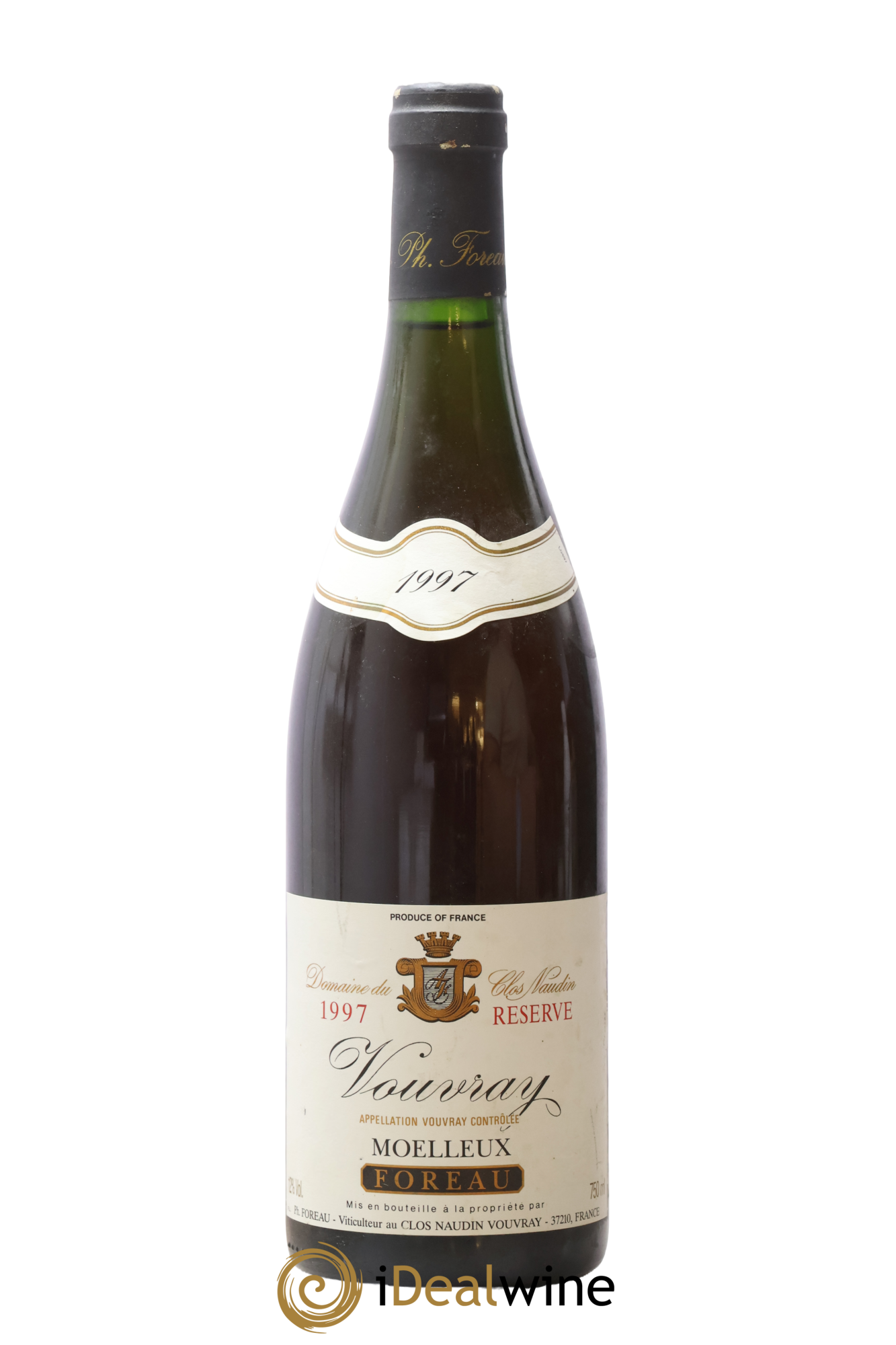 Vouvray Moelleux Réserve Clos Naudin - Philippe Foreau 1997 - Posten von 1 Flasche - 0