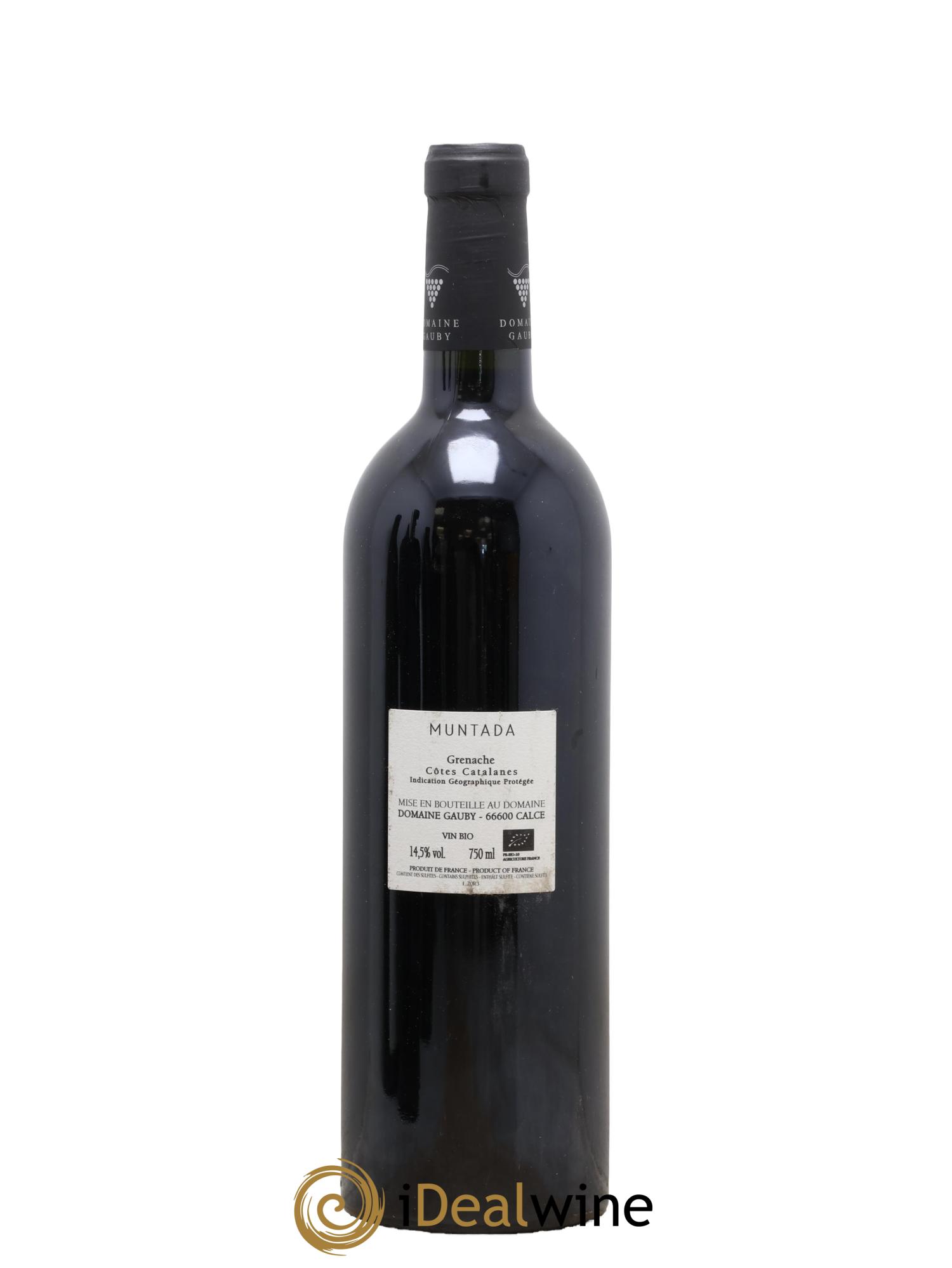 Côtes Catalanes (anciennement Côtes du Roussillon Villages) La Muntada Gauby (Domaine) 2020 - Lot de 1 bouteille - 1