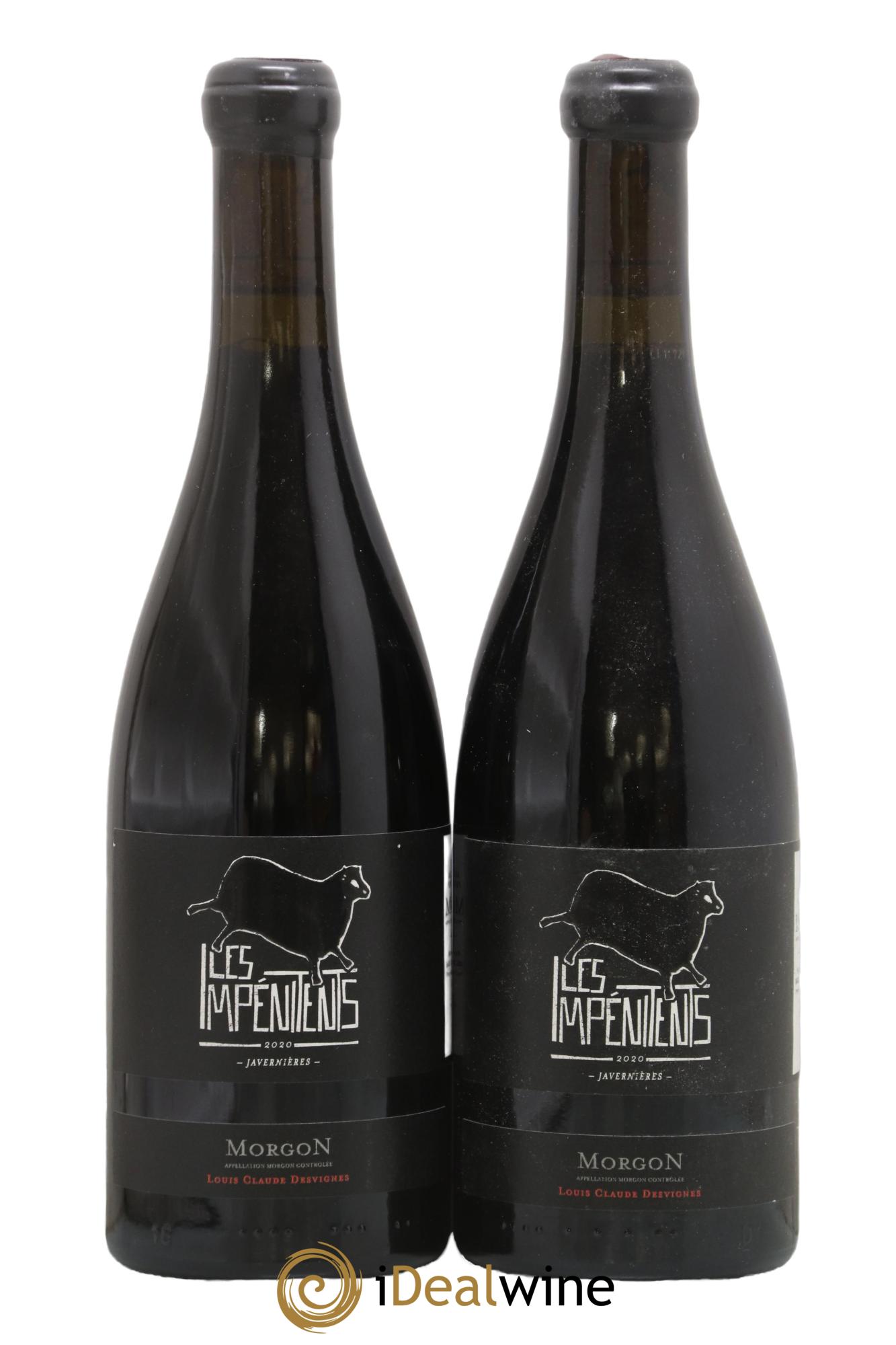 Morgon Javernières Les Impénitents Louis-Claude Desvignes 2020 - Lot of 2 bottles - 0